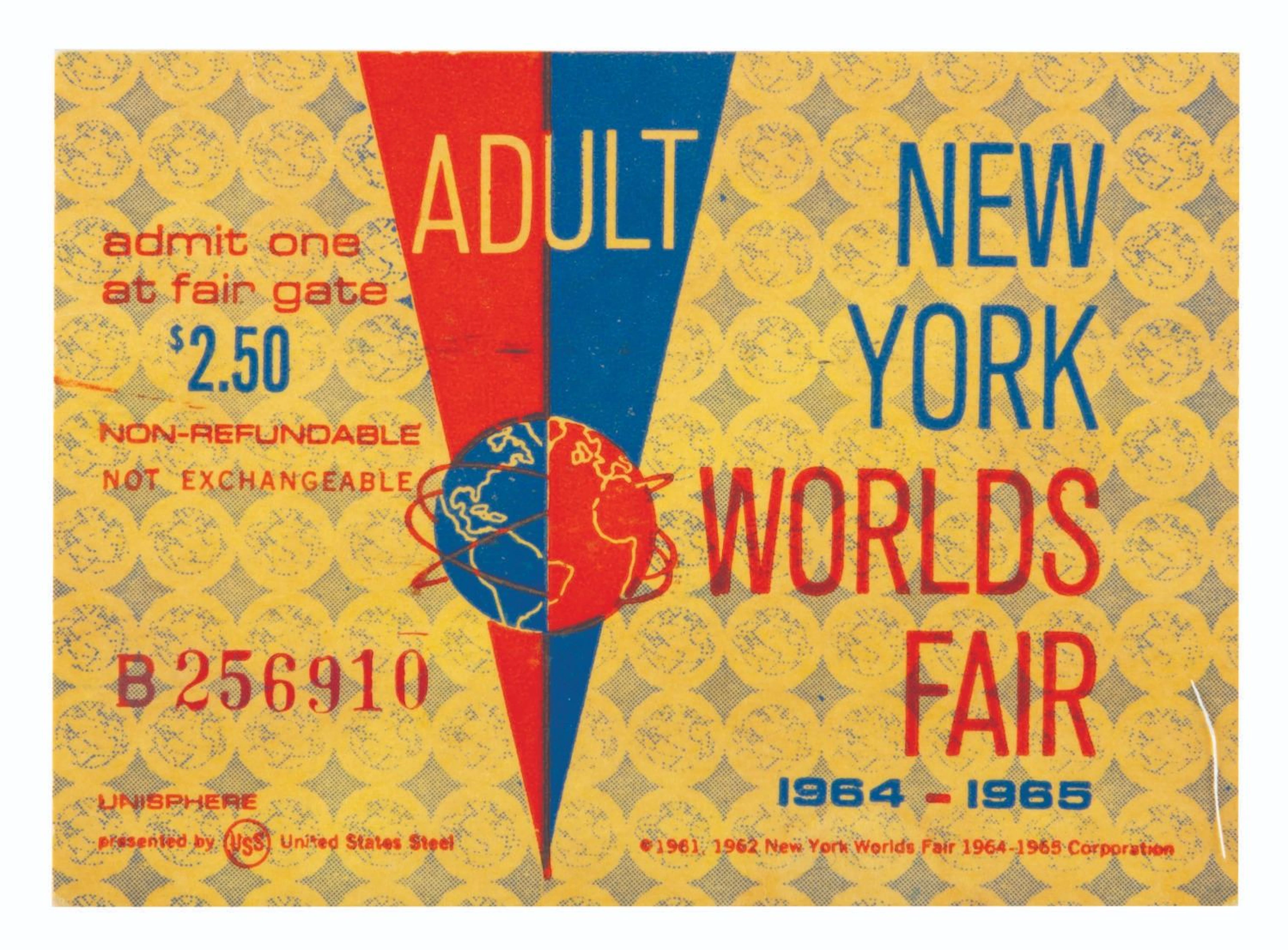 An Adult New York World’s Fair Ticket.