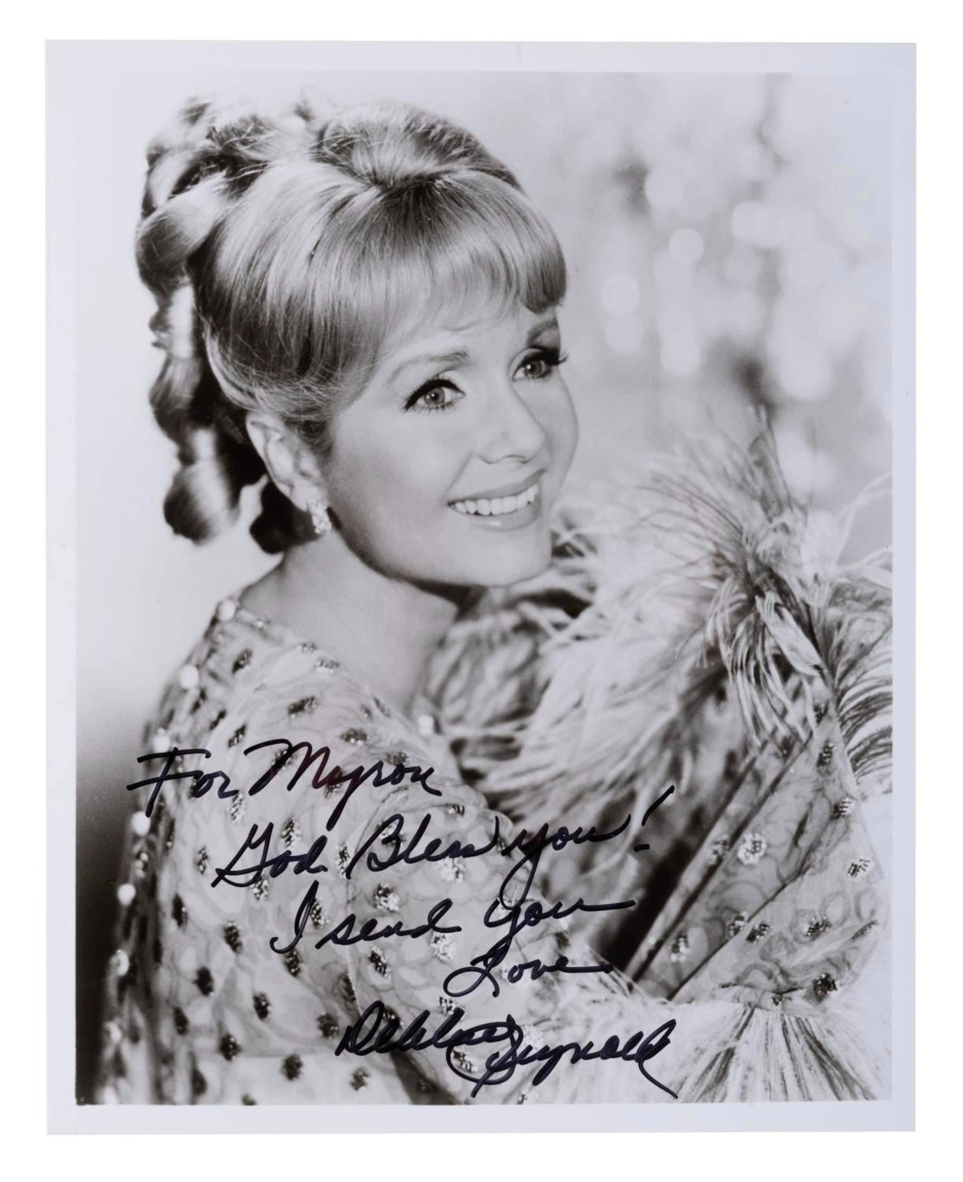 A Debbie Reynolds Signed Photograph.