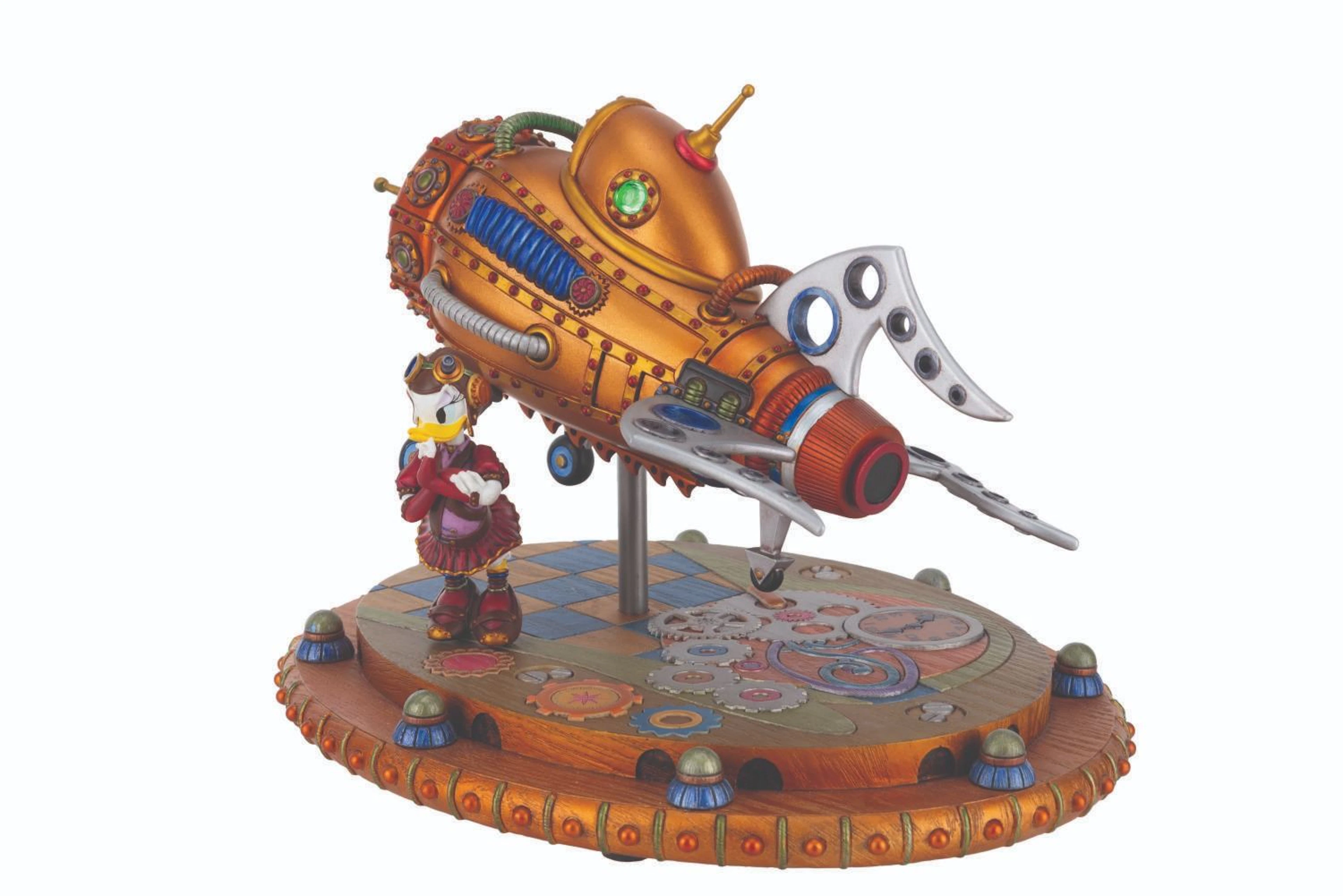 A Steampunk Daisy Duck Figurine.