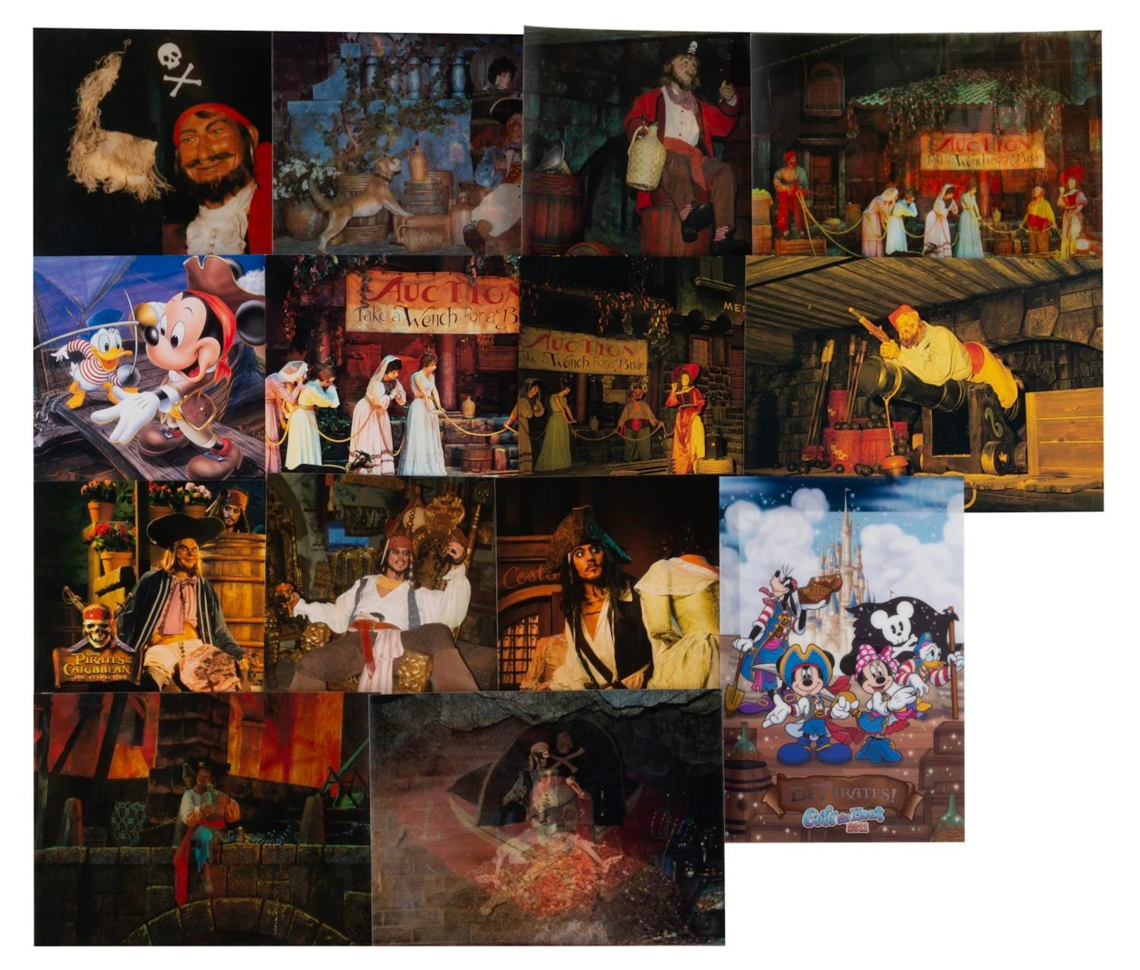 A Pirates of the Caribbean Postcard Collection.