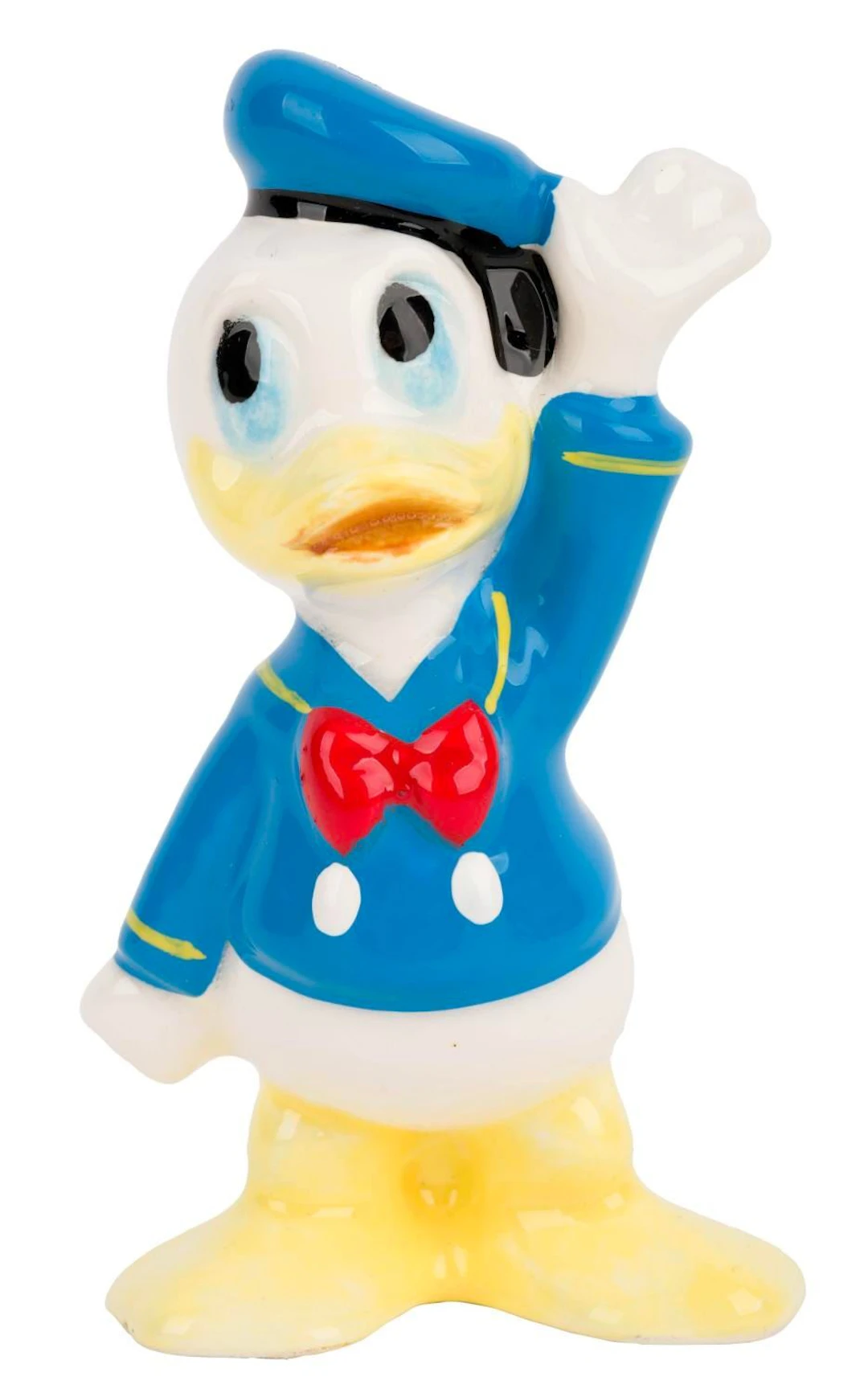A Donald Duck Ceramic Figurine.