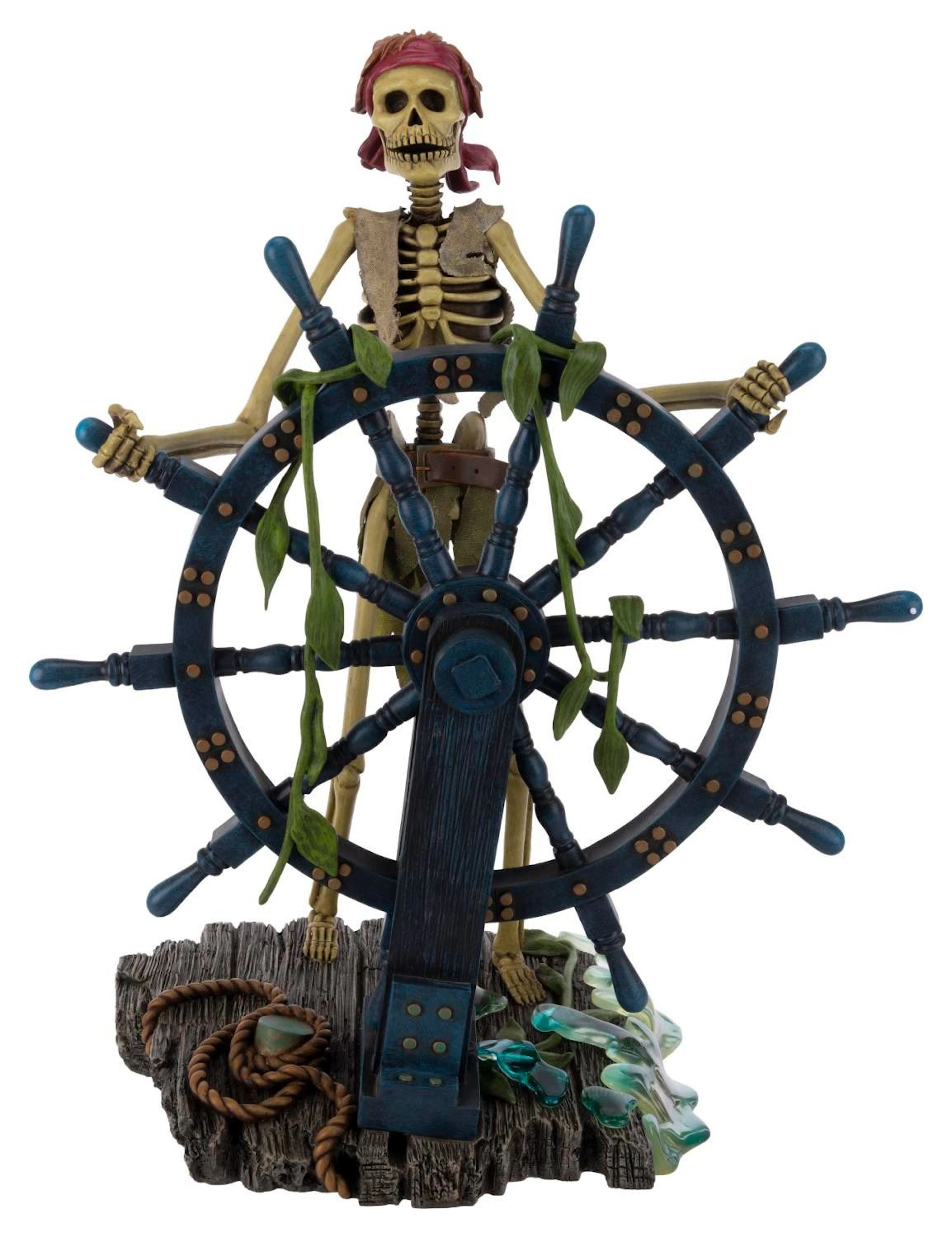 A Pirates of the Caribbean Skeletal Helmsman Big Fig.