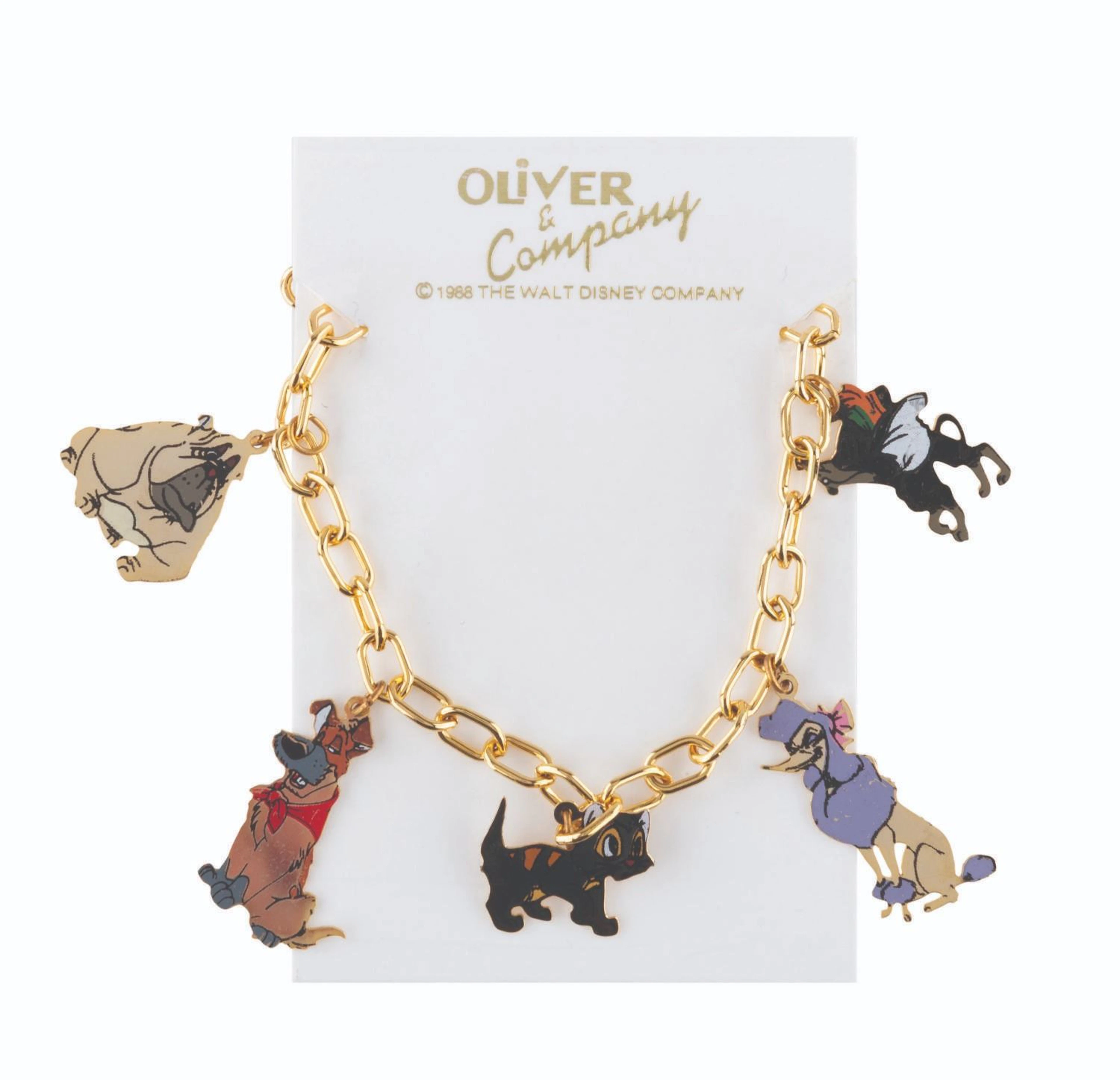An "Oliver & Company" Charm Bracelet.