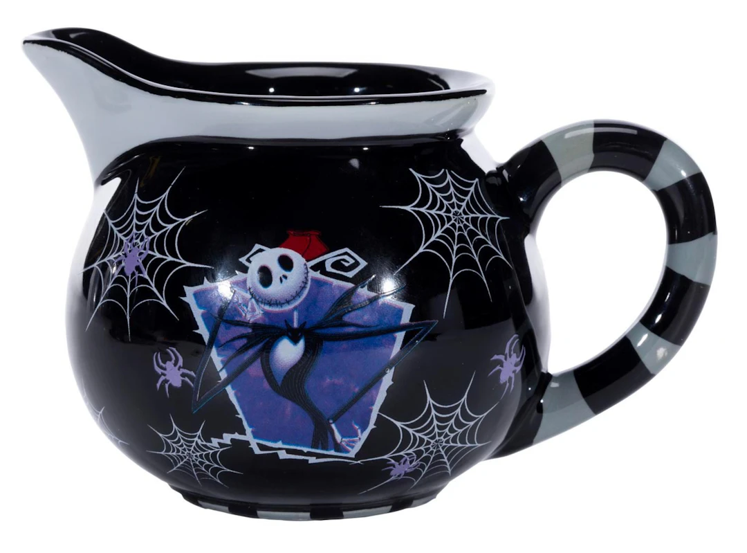 A "Nightmare Before Christmas" Jack Skellington Ceramic Creamer.