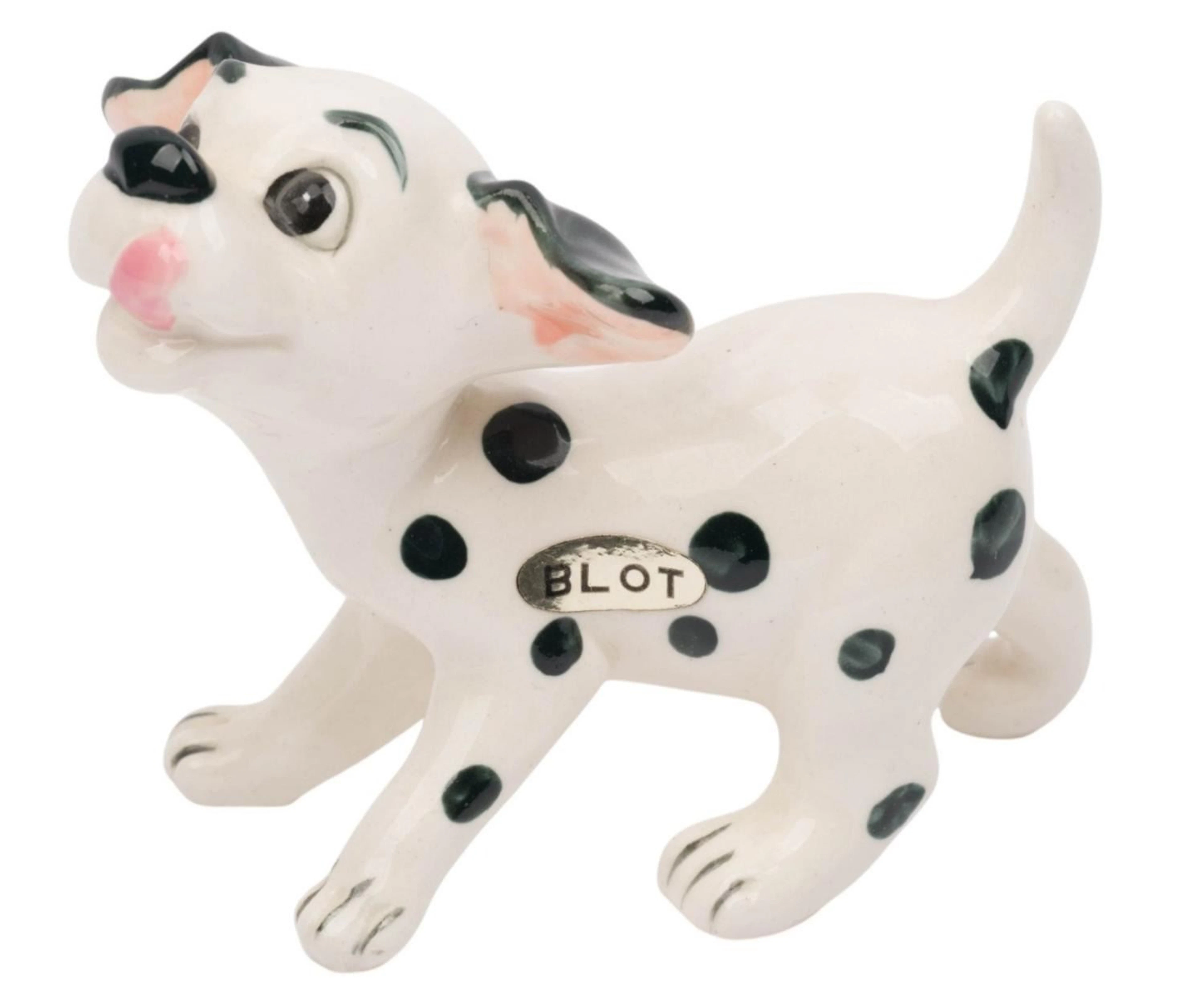 A “One Hundred and One Dalmatians” Blot Ceramic Figurine.