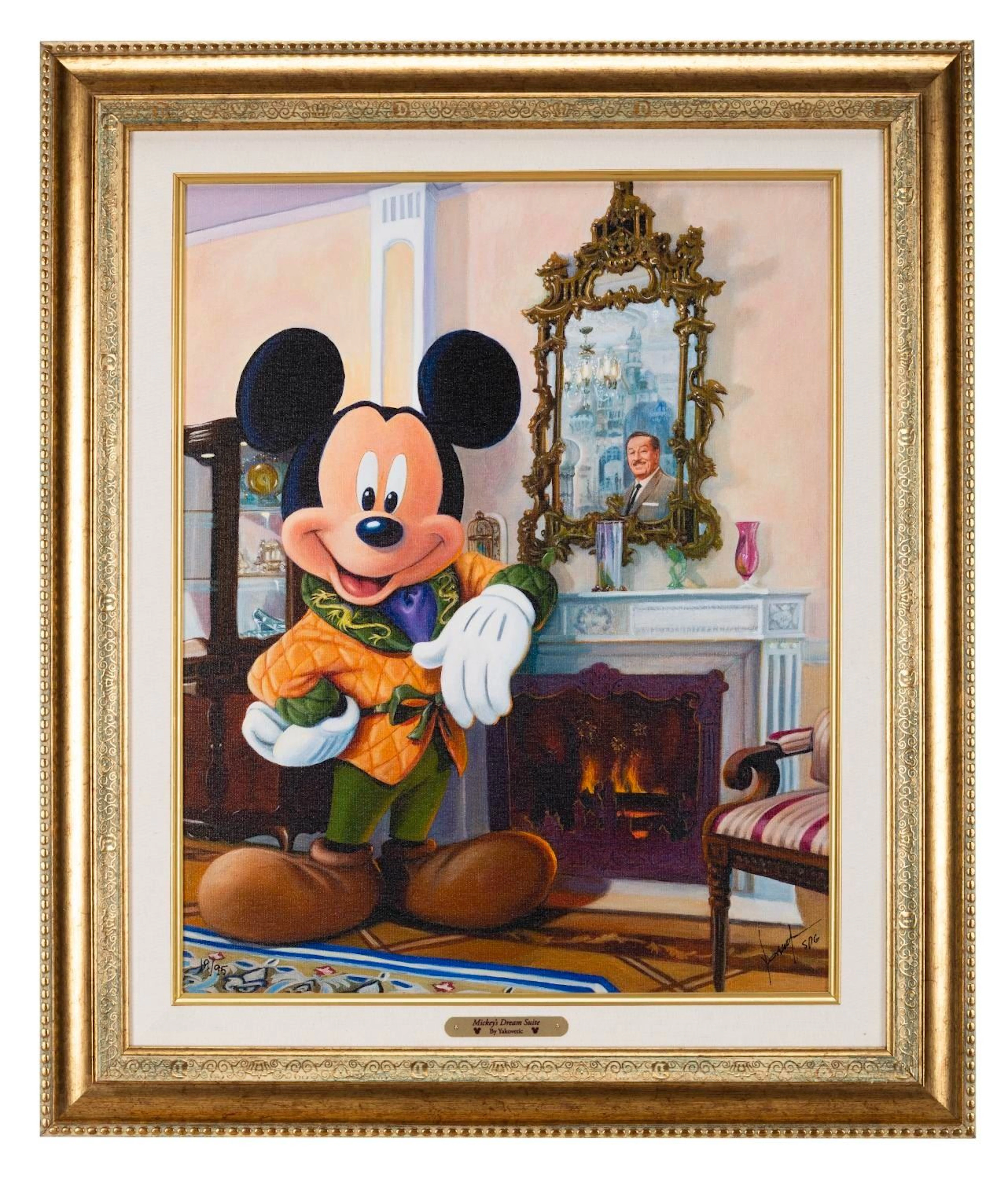 A "Mickey's Dream Suite" Canvas Print by Yakovetic.