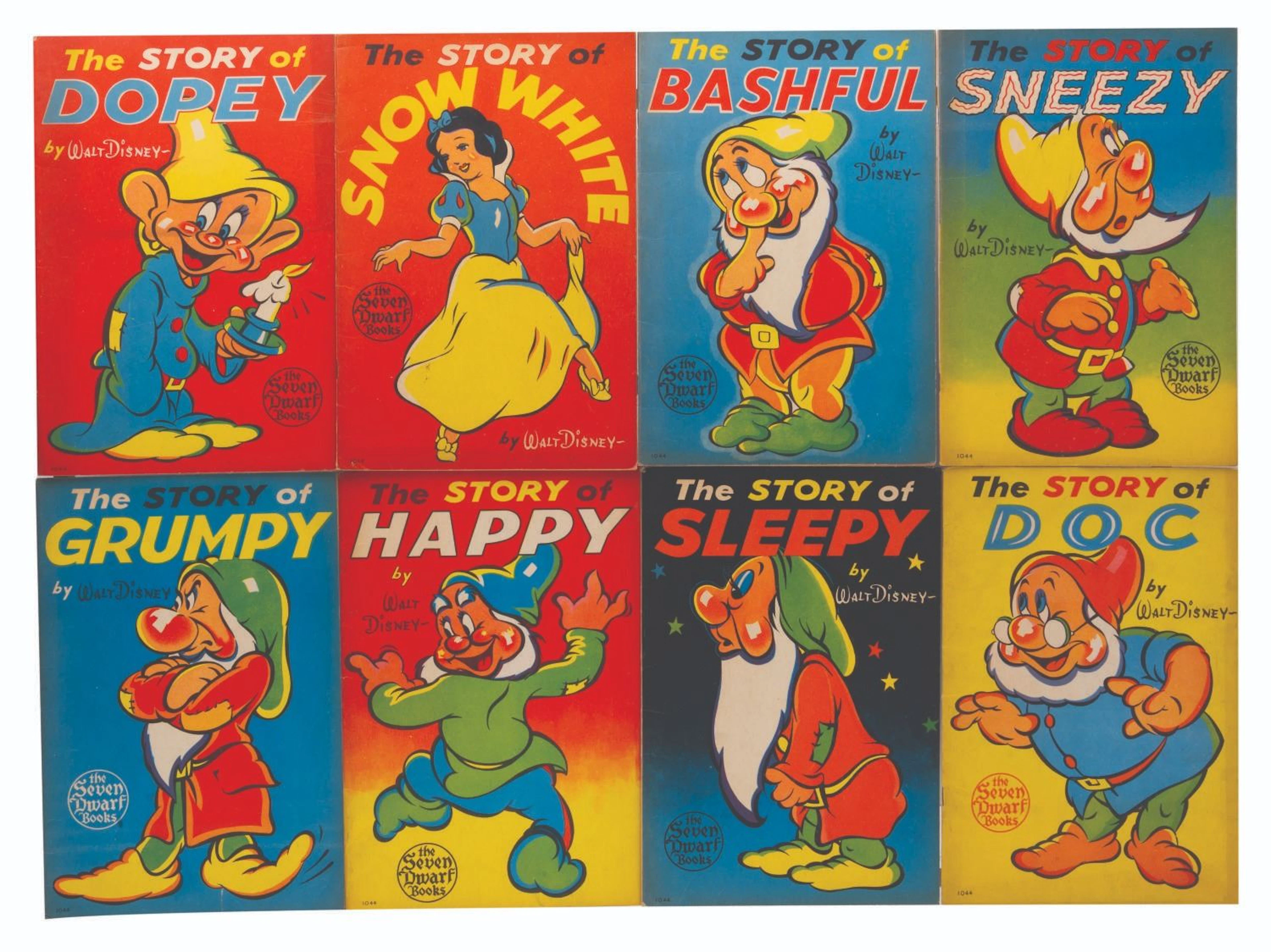 A Set of "Snow White and the Seven Dwarfs" Story Books.