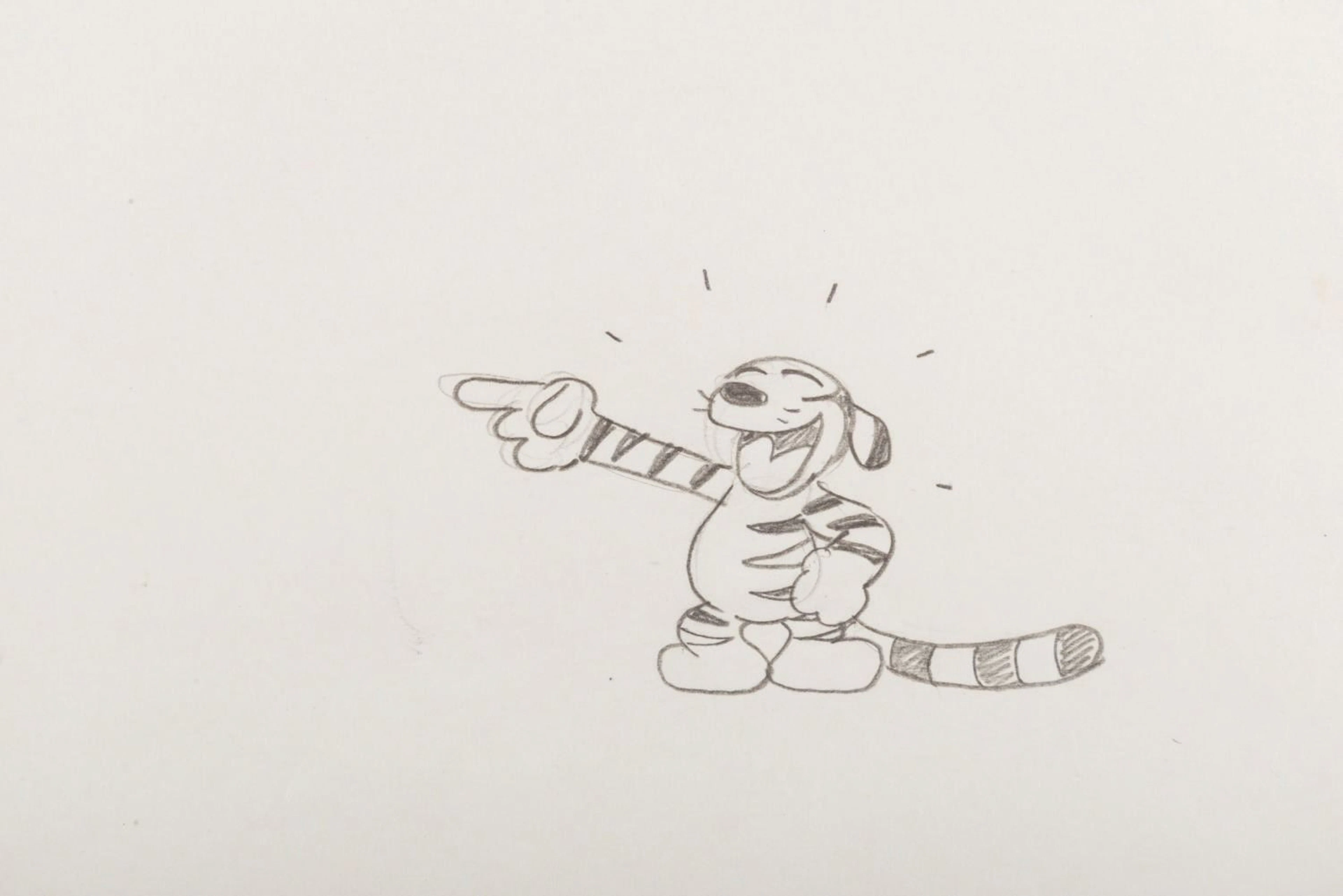 An "Africa Before Dark" Original Production Drawing.