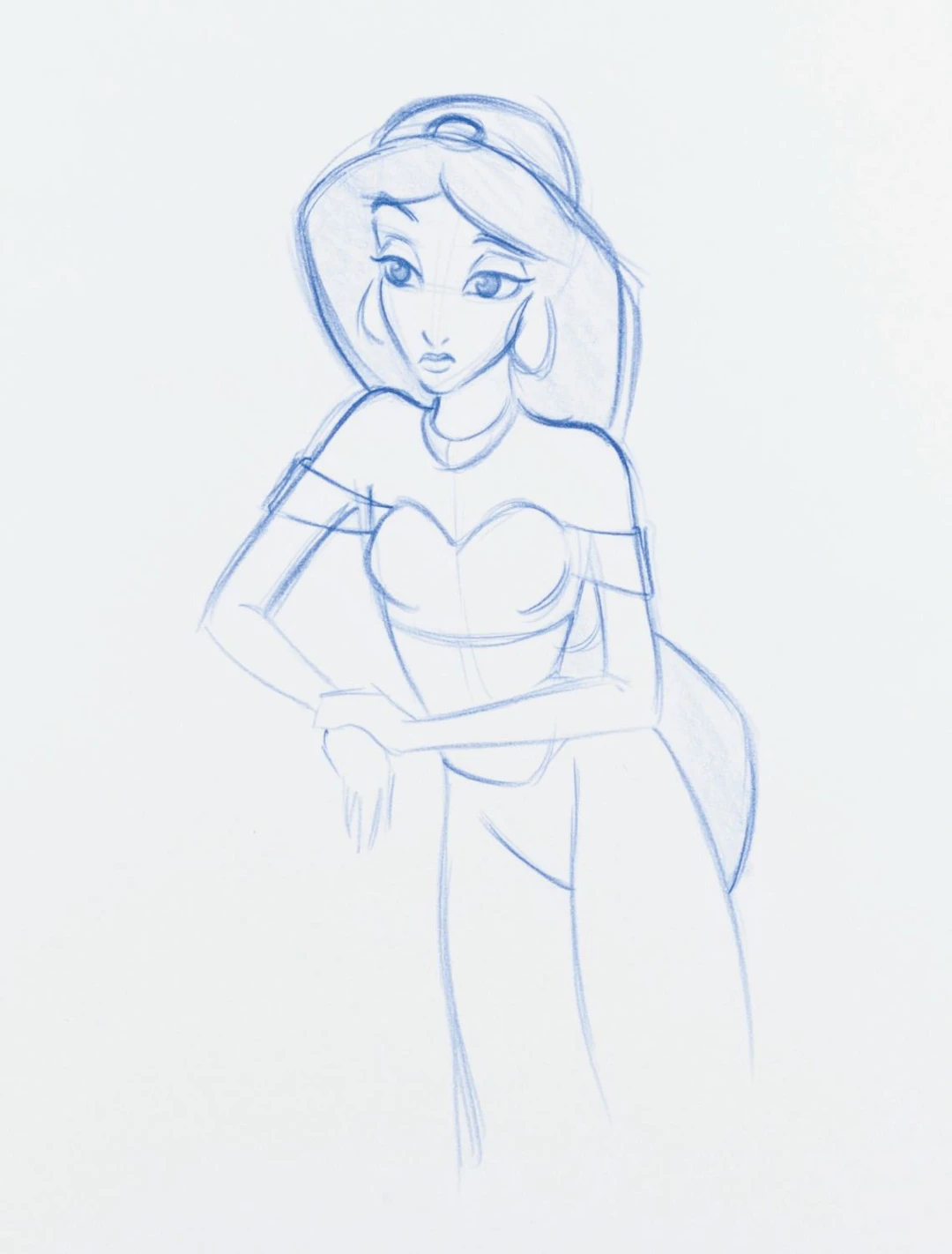 An "Aladdin" Jasmine Production Drawing.