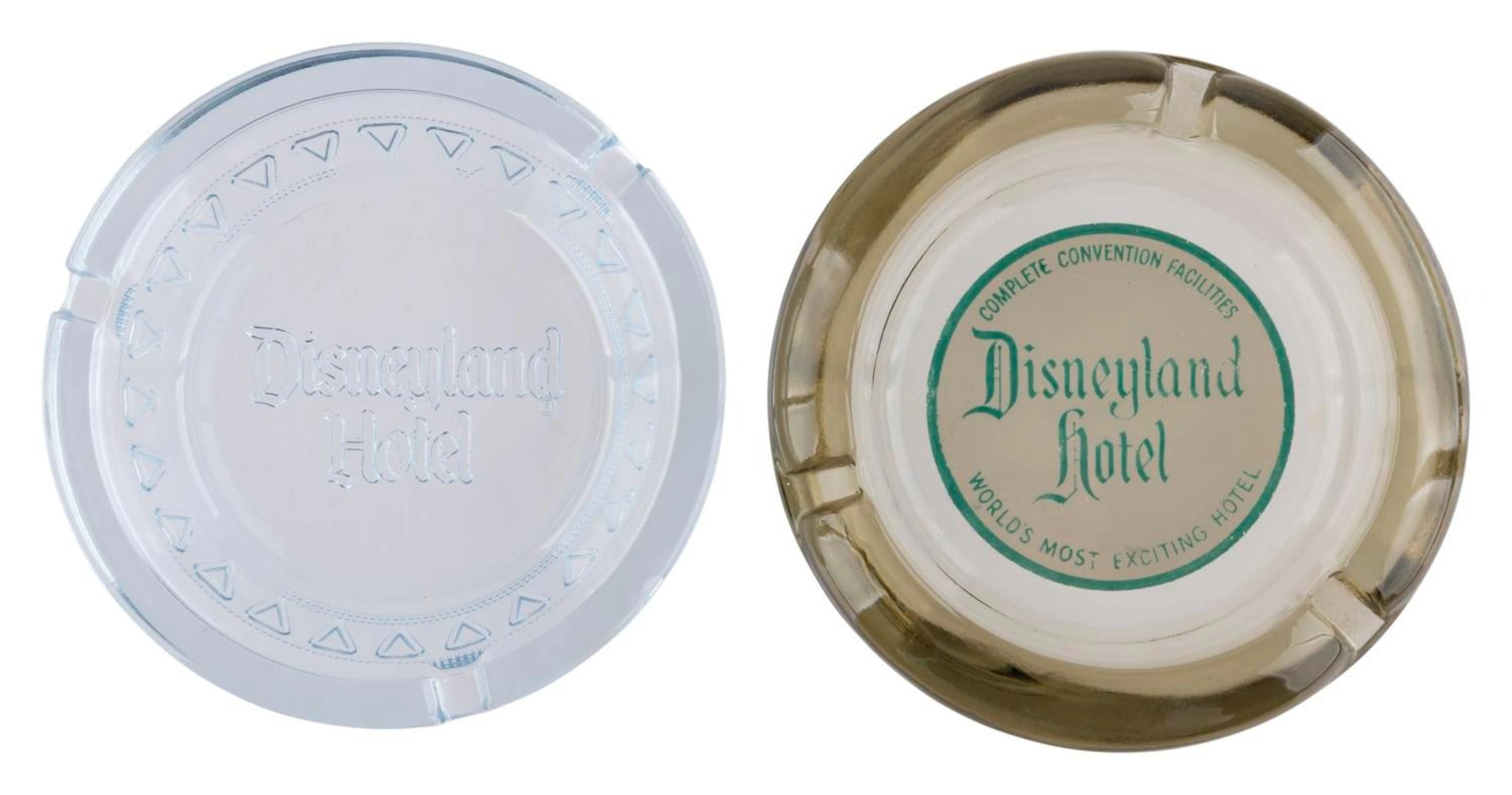 A Pair of Disneyland Hotel Ashtrays.