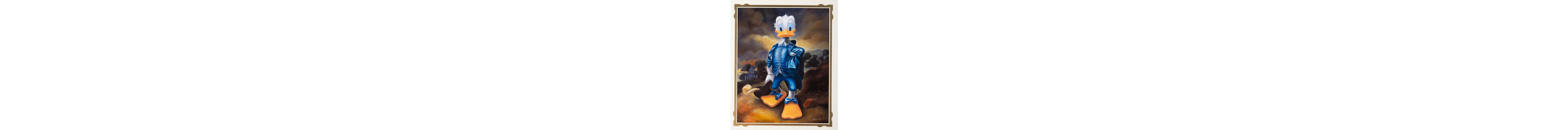 A "Blue Duck" Print by Maggie Parr.
