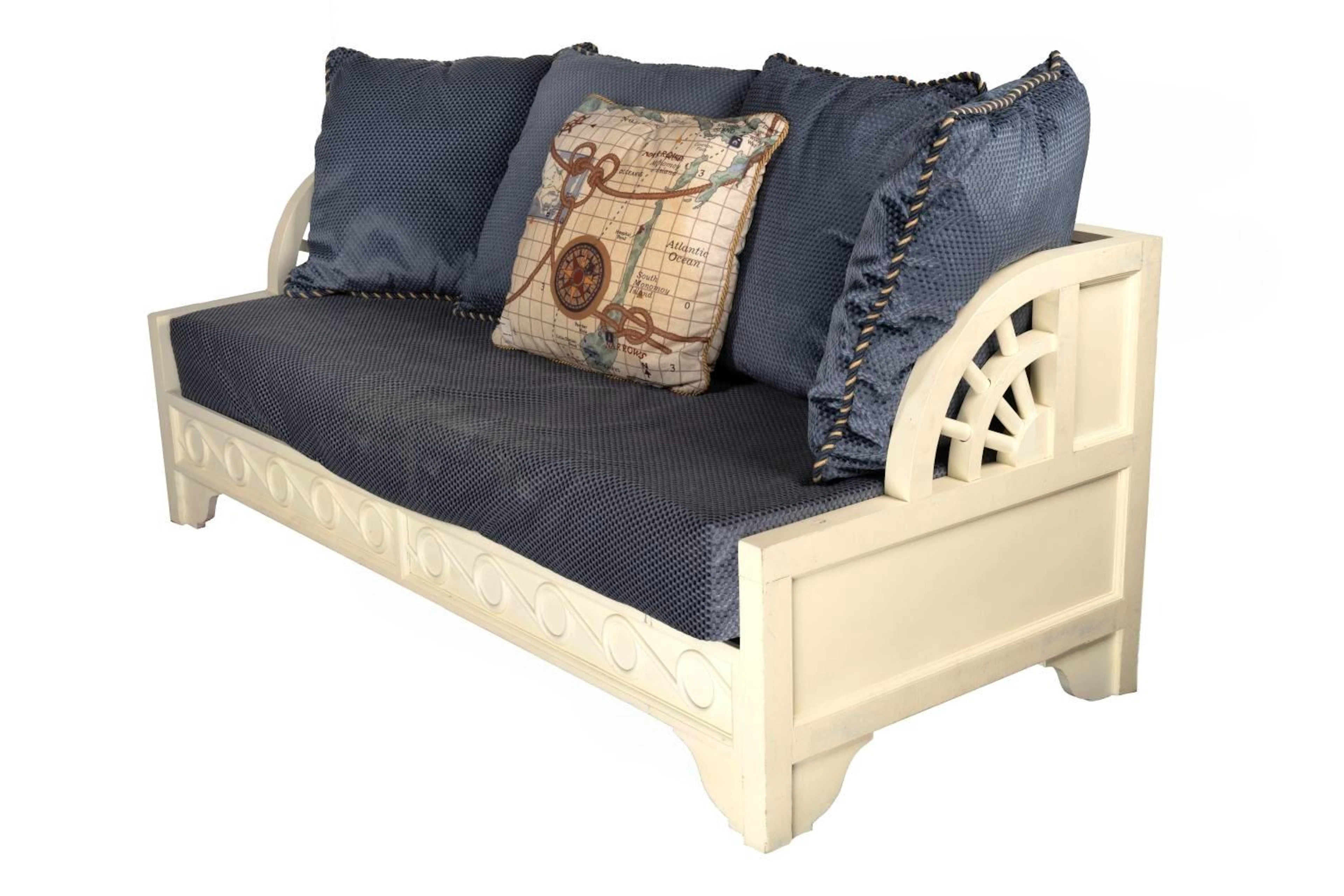 An Original Disney's Yacht Club Resort Suite Couch.