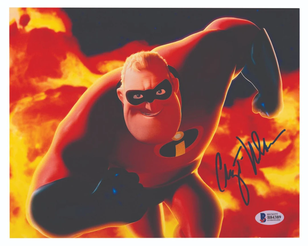 A Craig T. Nelson Signed "The Incredibles" Photo.