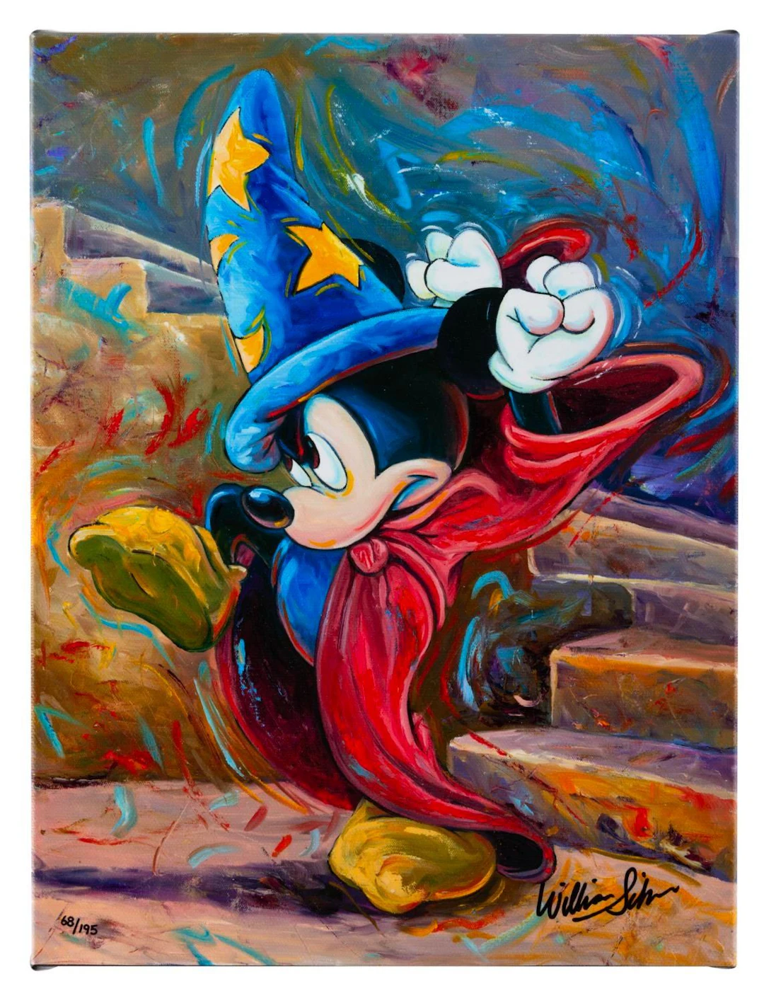 A "Casting a Spell" Canvas Print by William Silvers.