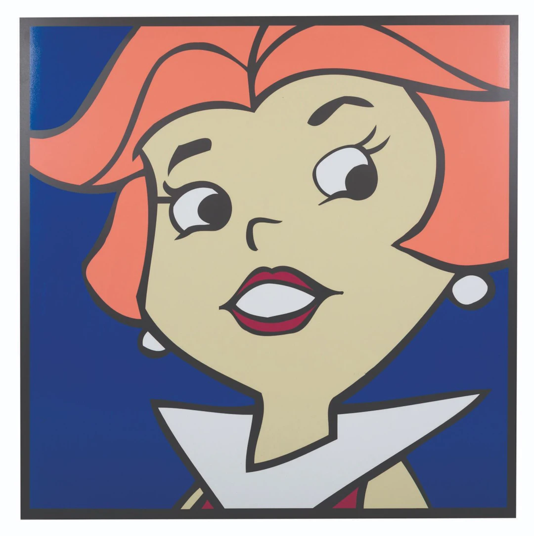 An Oversized Jane Jetson Pop Art Wall Display.