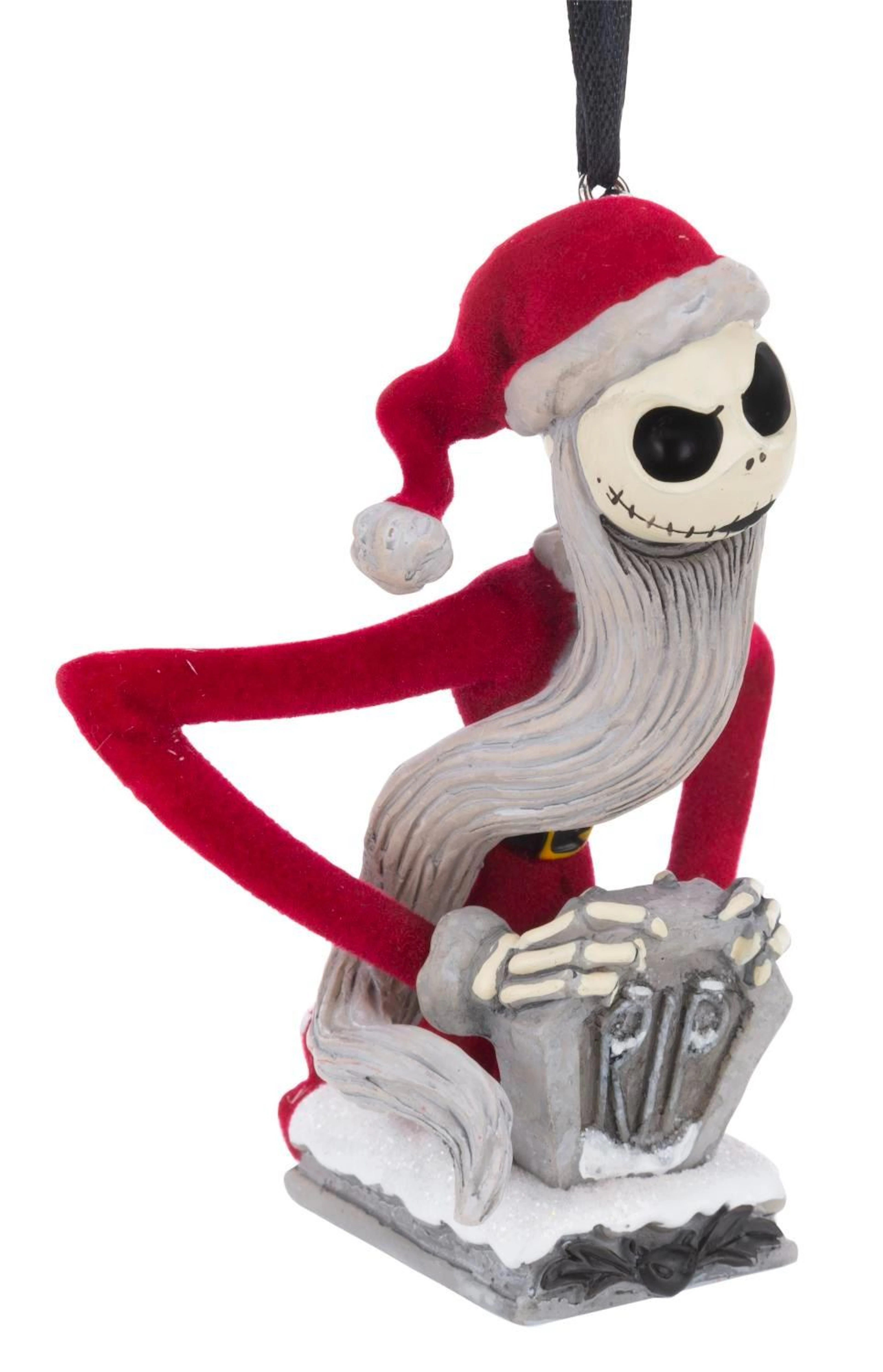 A Santa Jack Skellington Sketchbook Christmas Ornament.