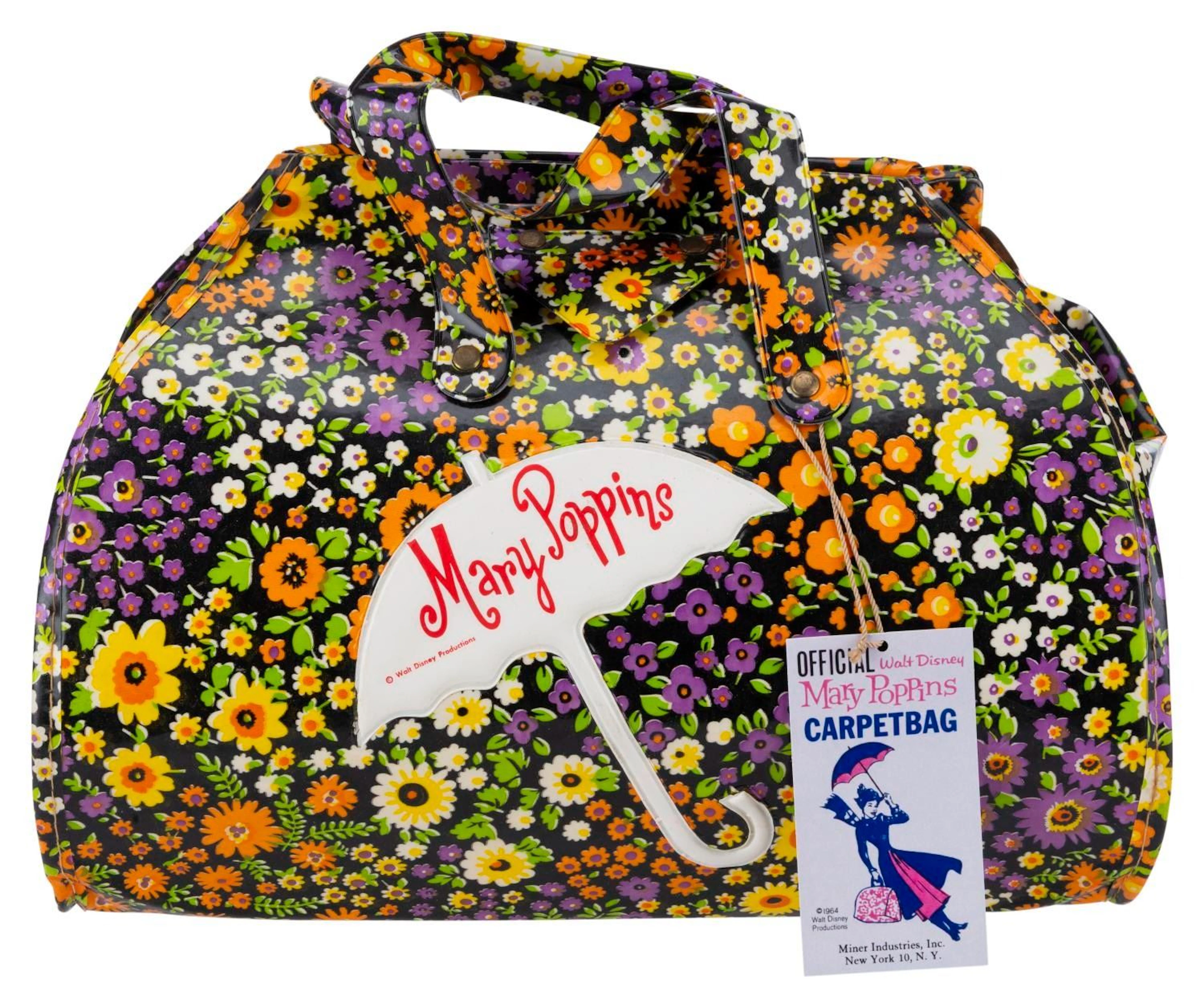 An Official Walt Disney Mary Poppins Carpetbag.