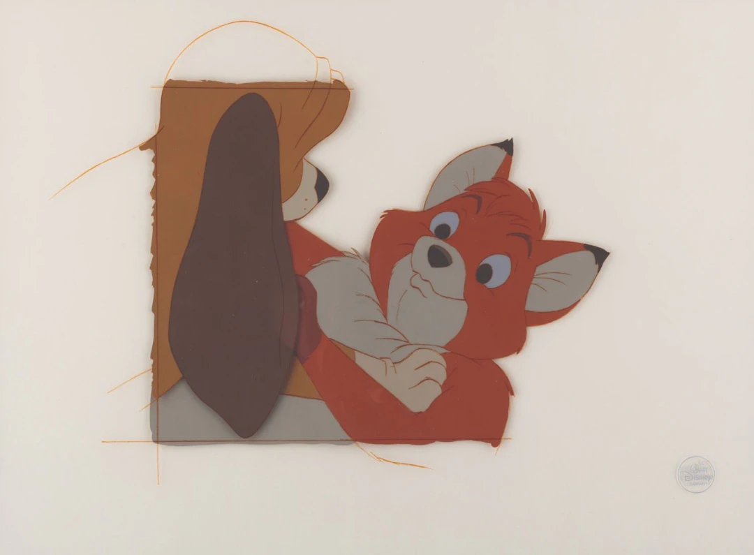 A “The Fox and the Hound” Original Production Cel.