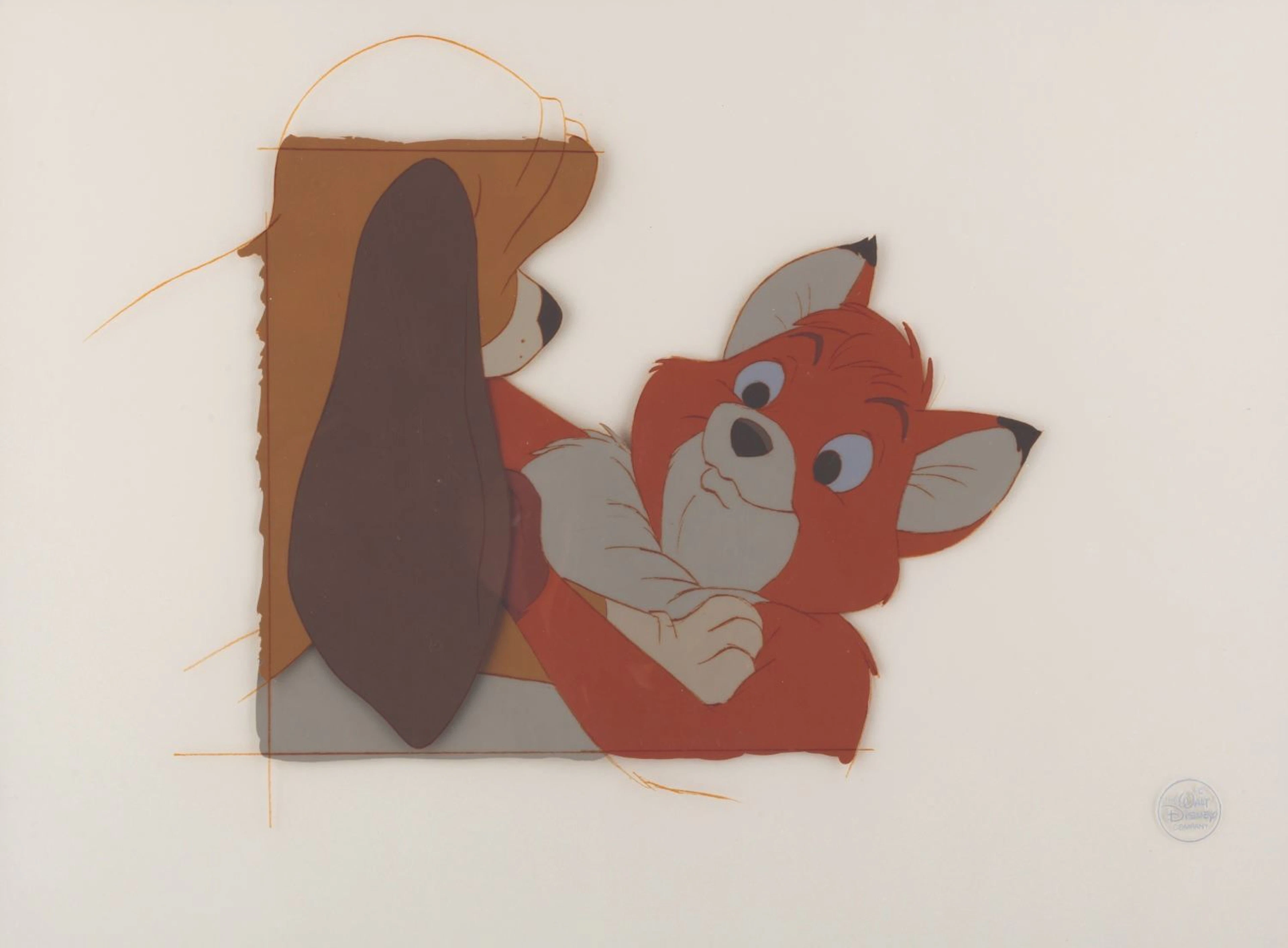 A “The Fox and the Hound” Original Production Cel.