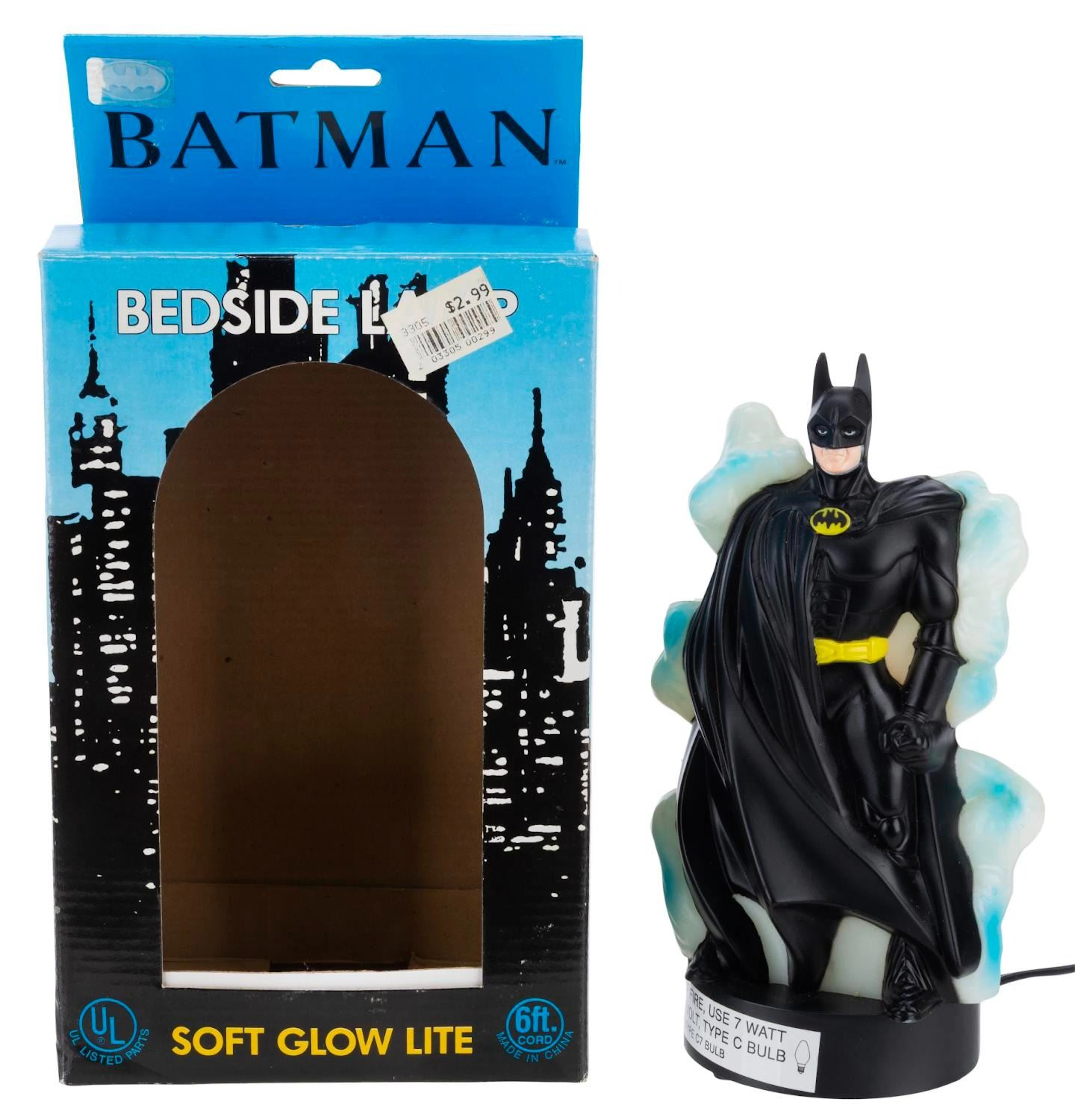A "Batman" Bedside Lamp.