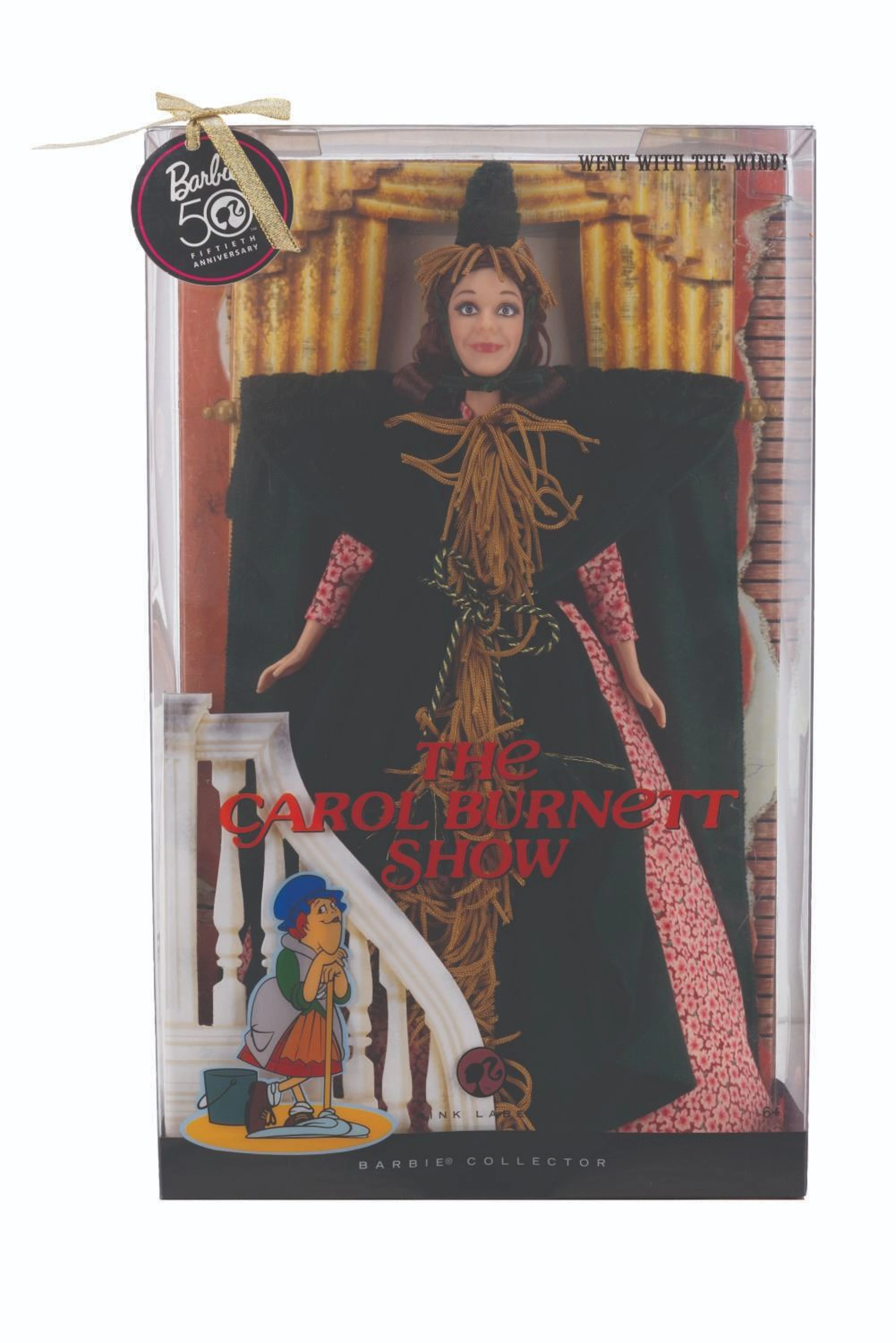 A Carol Burnett "Went With the Wind" Barbie.