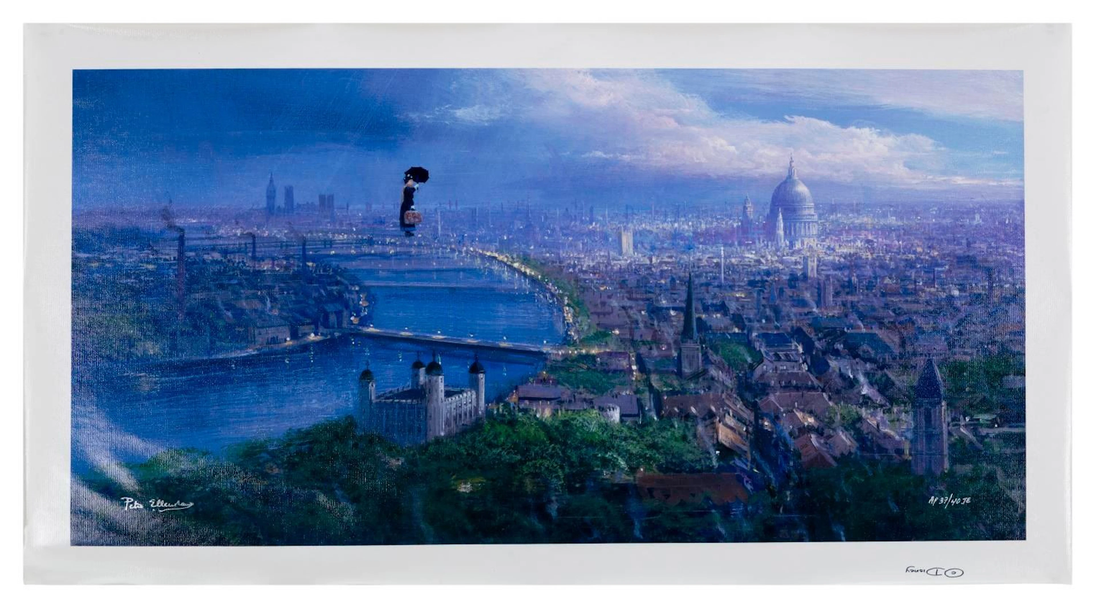 A Peter Ellenshaw Signed “Mary Poppins” Print.