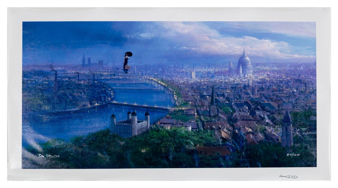 A Peter Ellenshaw Signed “Mary Poppins” Print.