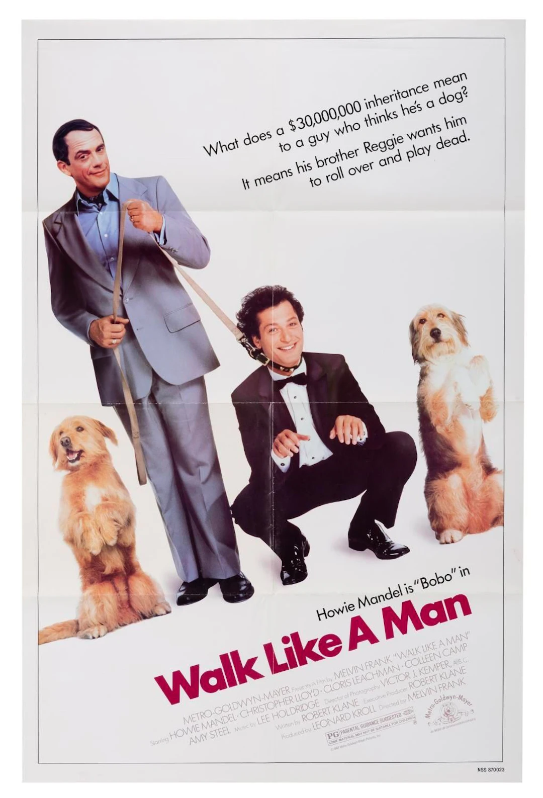 A "Walk Like A Man" One-Sheet.