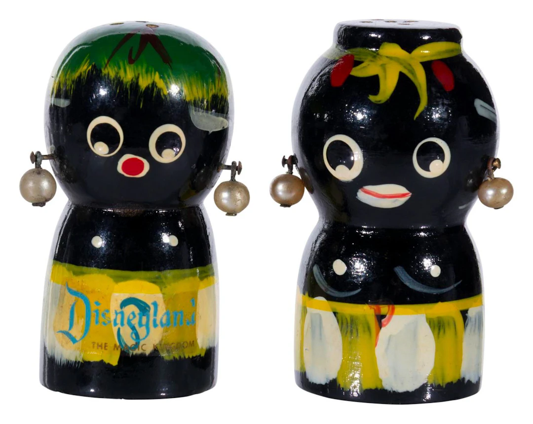 A Set of Adventureland Native Salt and Pepper Shakers.
