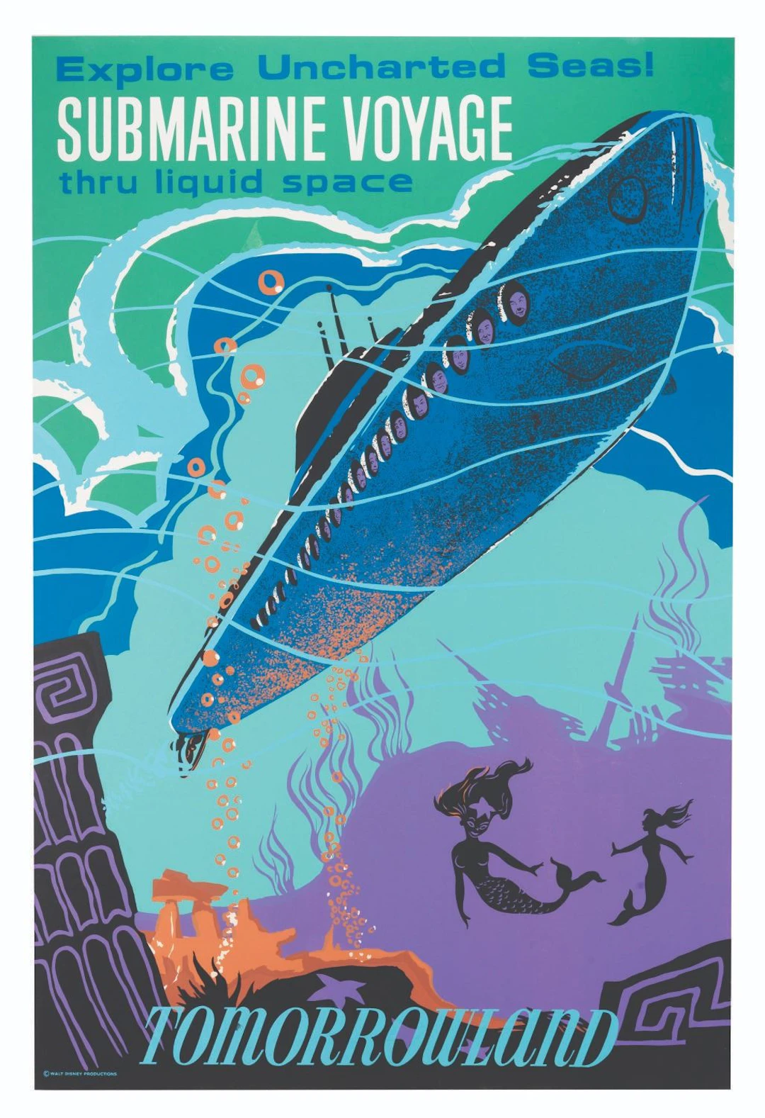 A Submarine Voyage Attraction Poster.