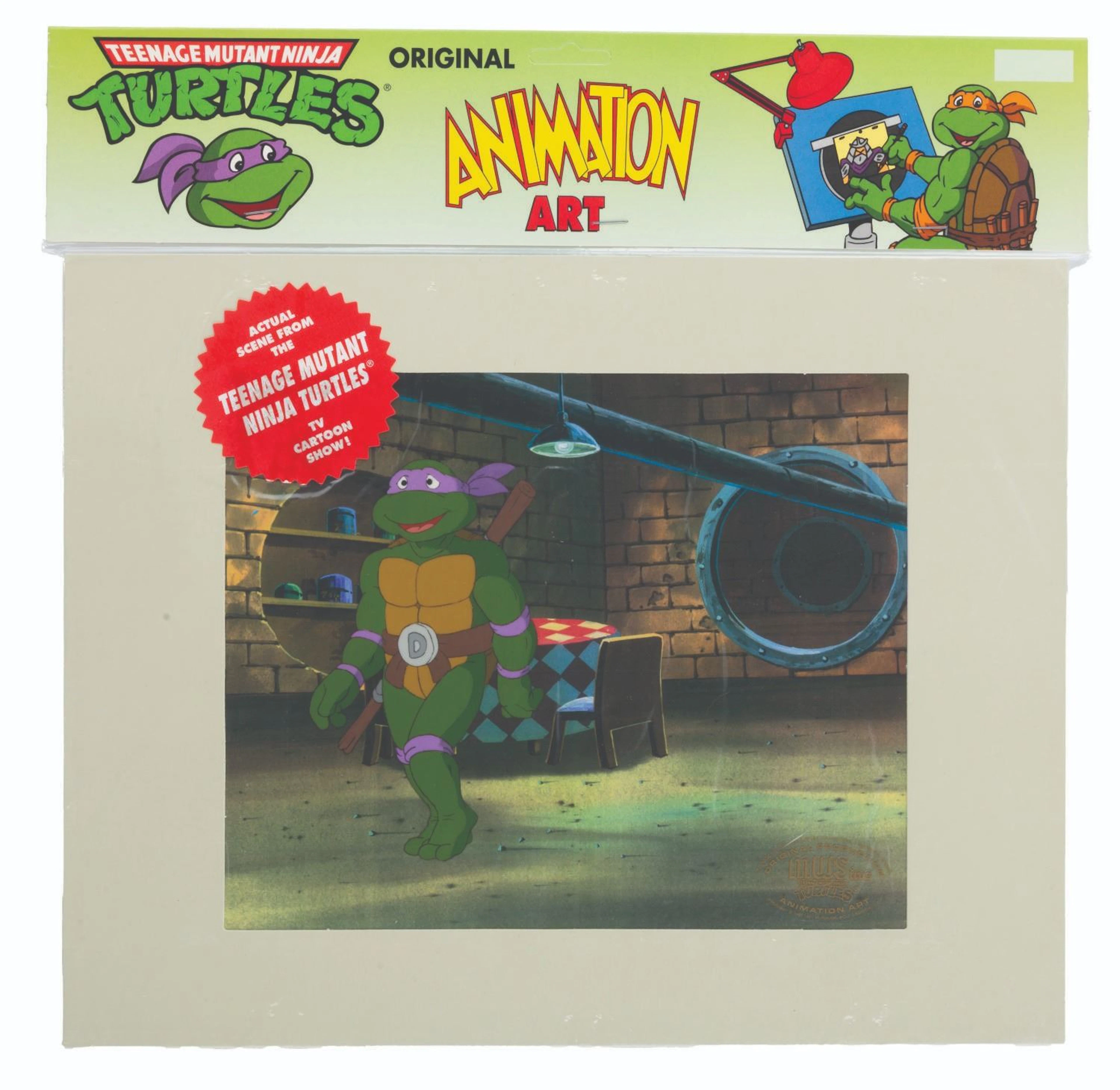 A "Teenage Mutant Ninja Turtles" Original Production Cel.