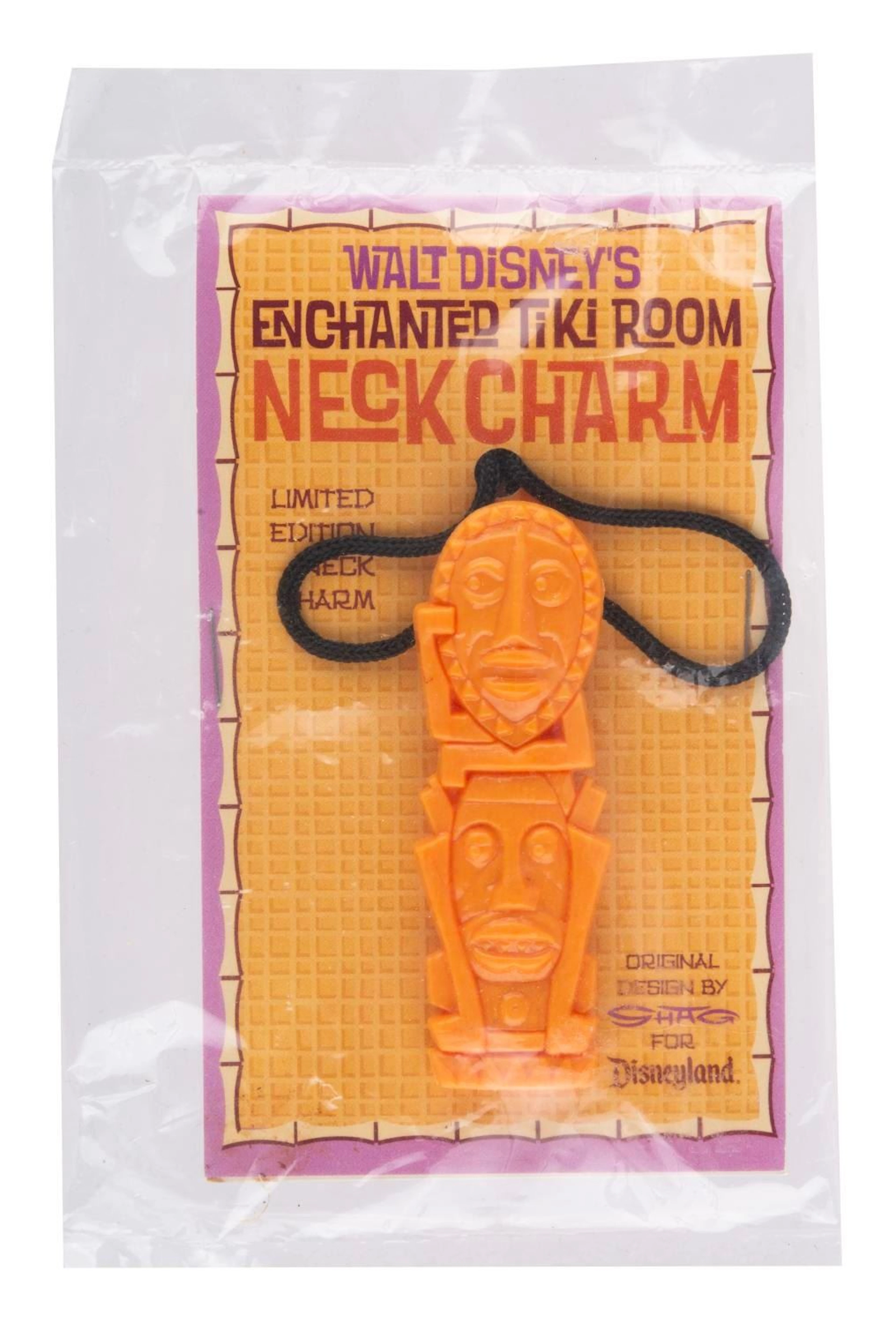 A SHAG Enchanted Tiki Room 40th Anniversary Charm.