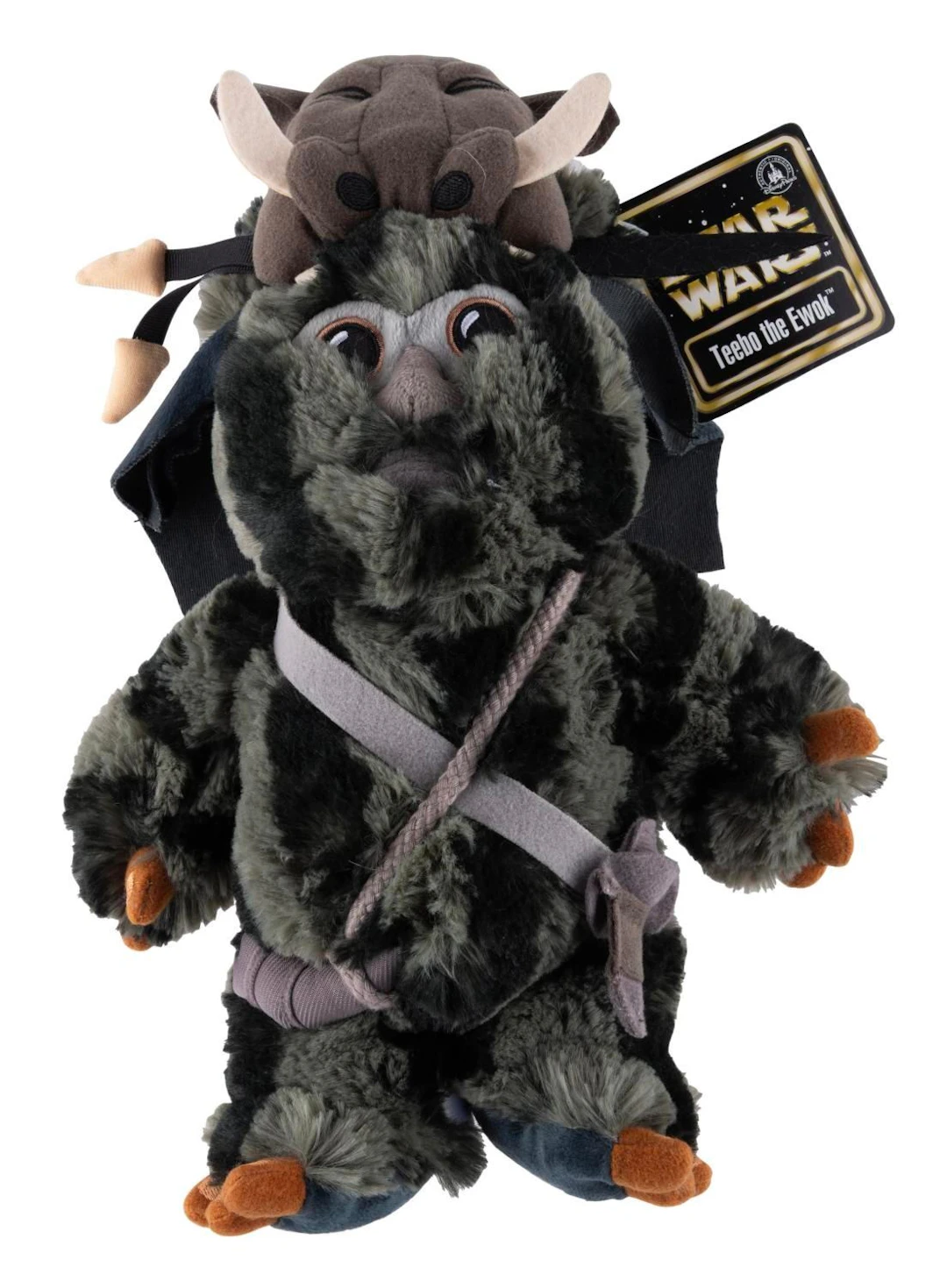 A Star Wars Teebo the Ewok Plush.