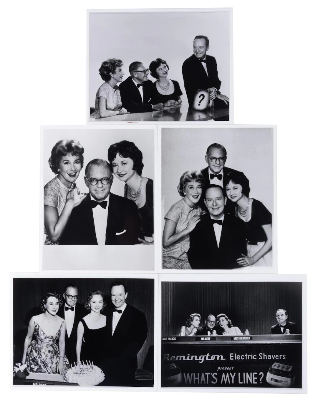 A Collection of "What's My Line" Publicity Photos.