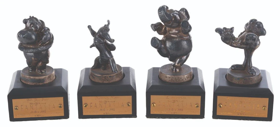 A Set of "Fantasia" 50th Annivesrary Artist Proof Sculptures.
