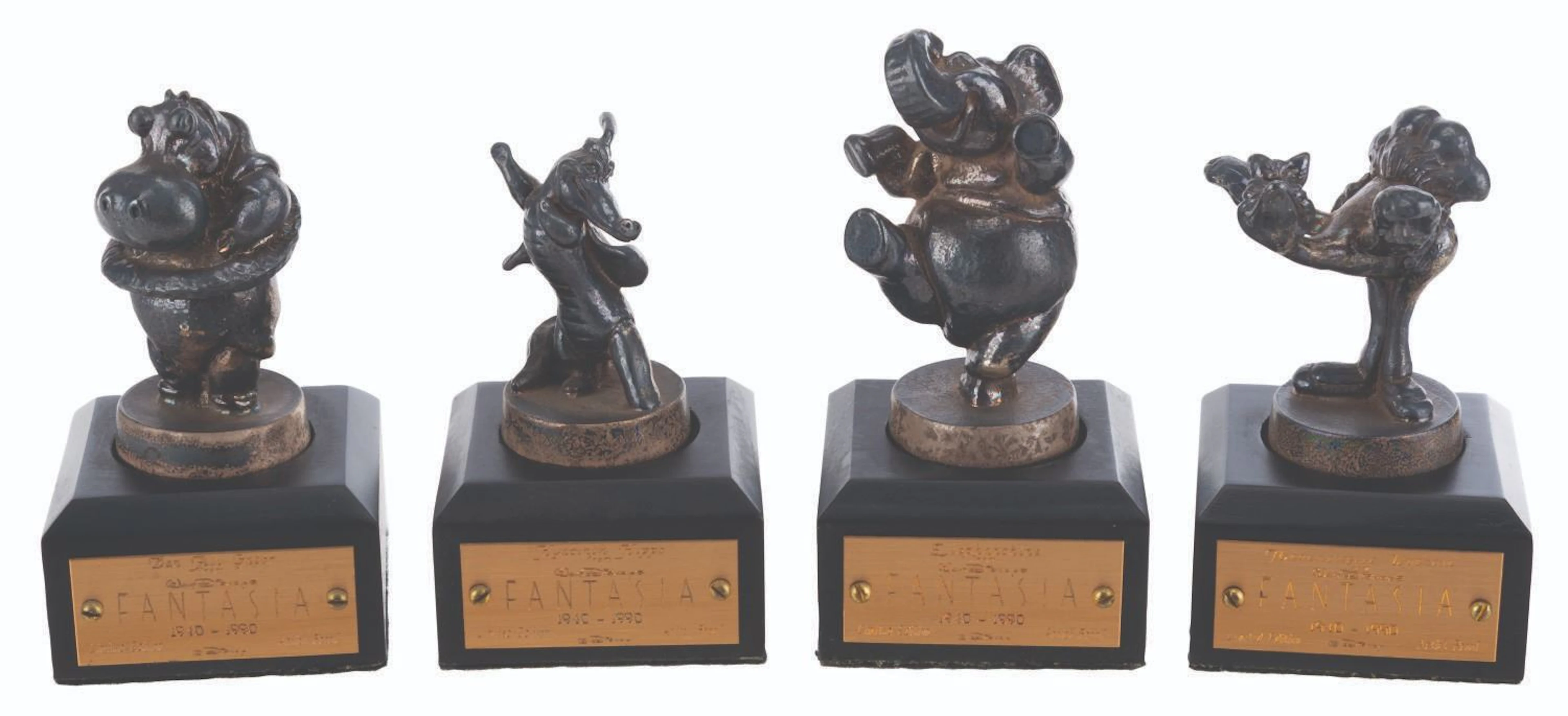 A Set of "Fantasia" 50th Annivesrary Artist Proof Sculptures.