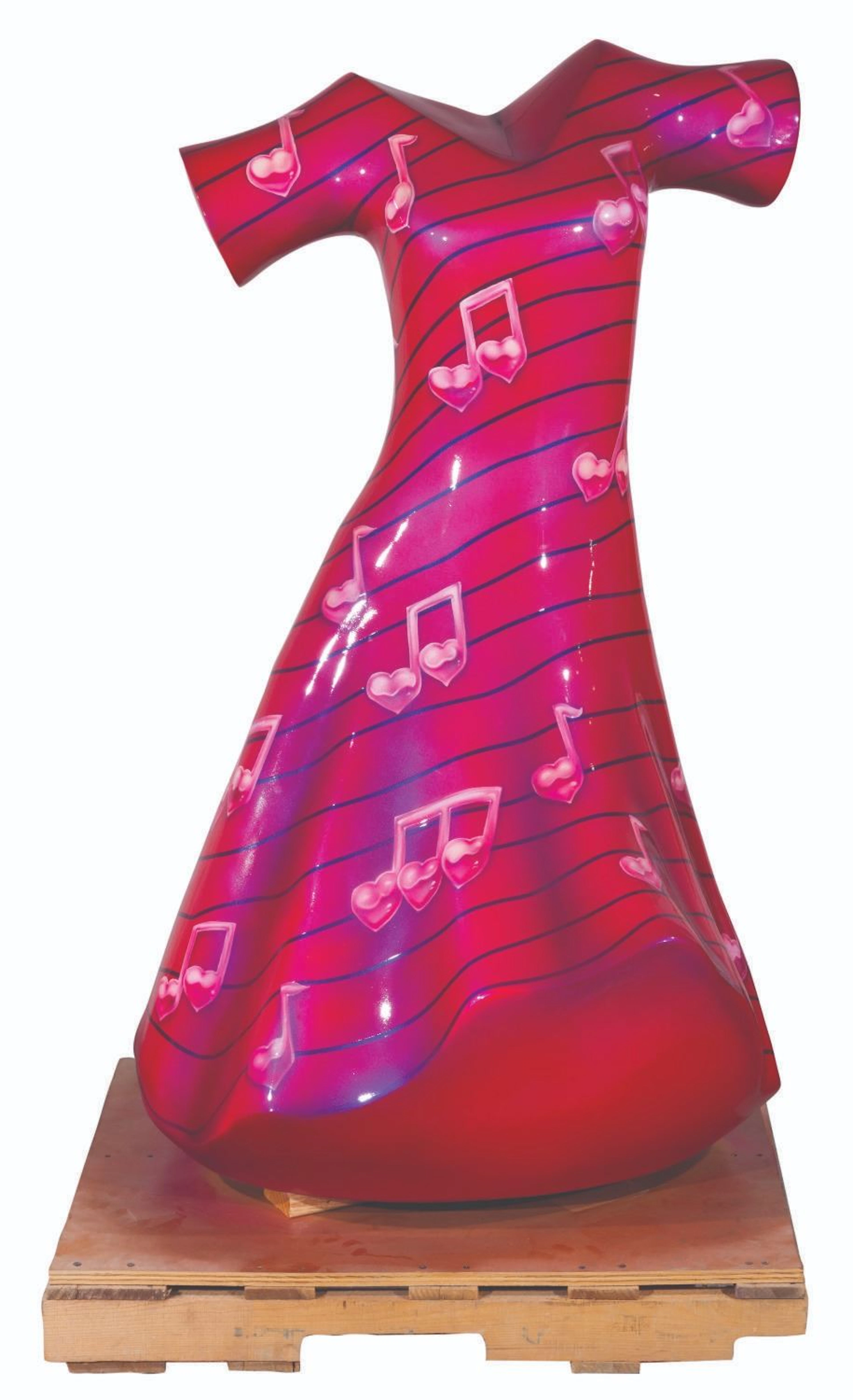 An American Heart Assocation "Love Song" Dress Statue.