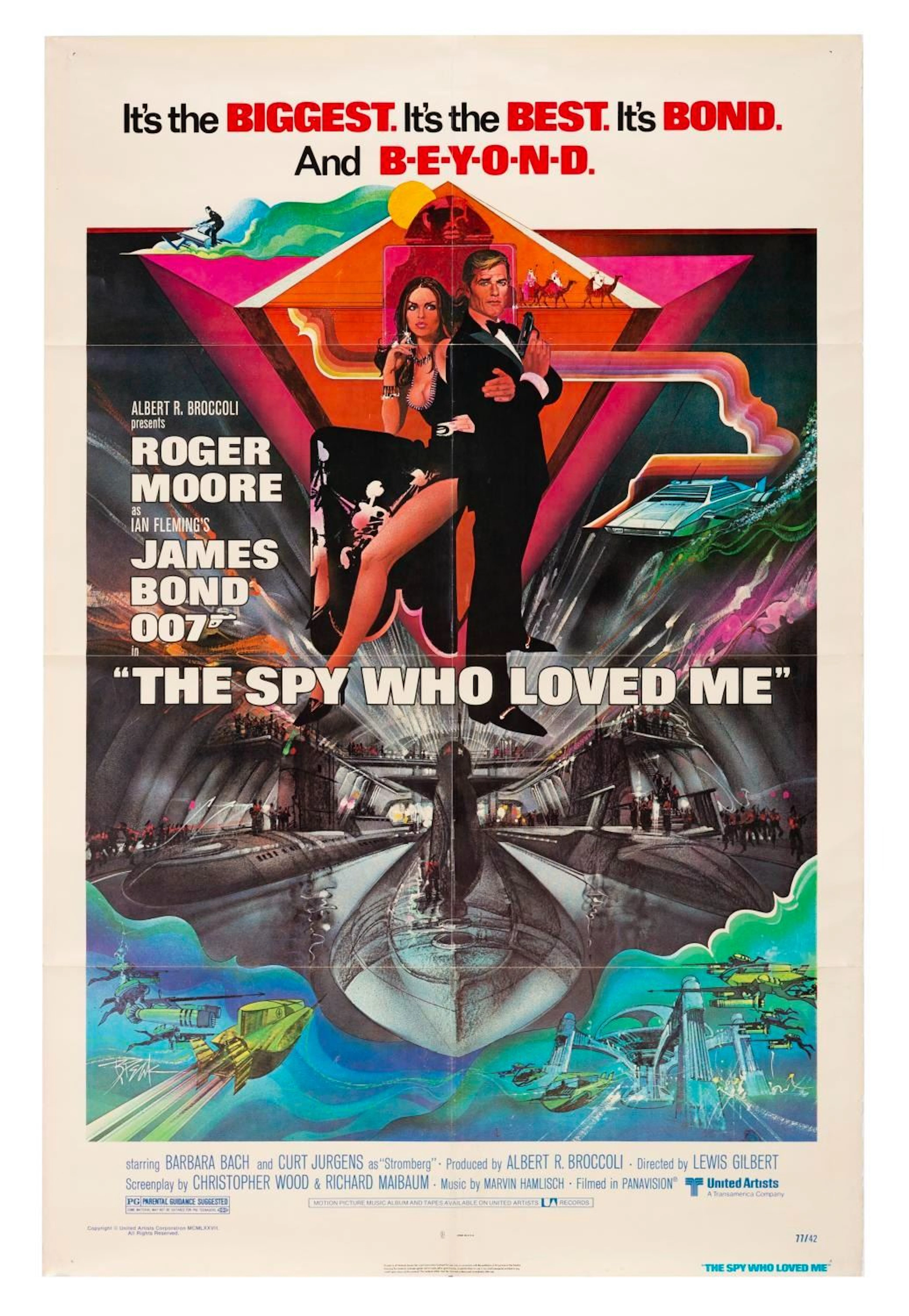 A "The Spy Who Loved Me" One-Sheet.
