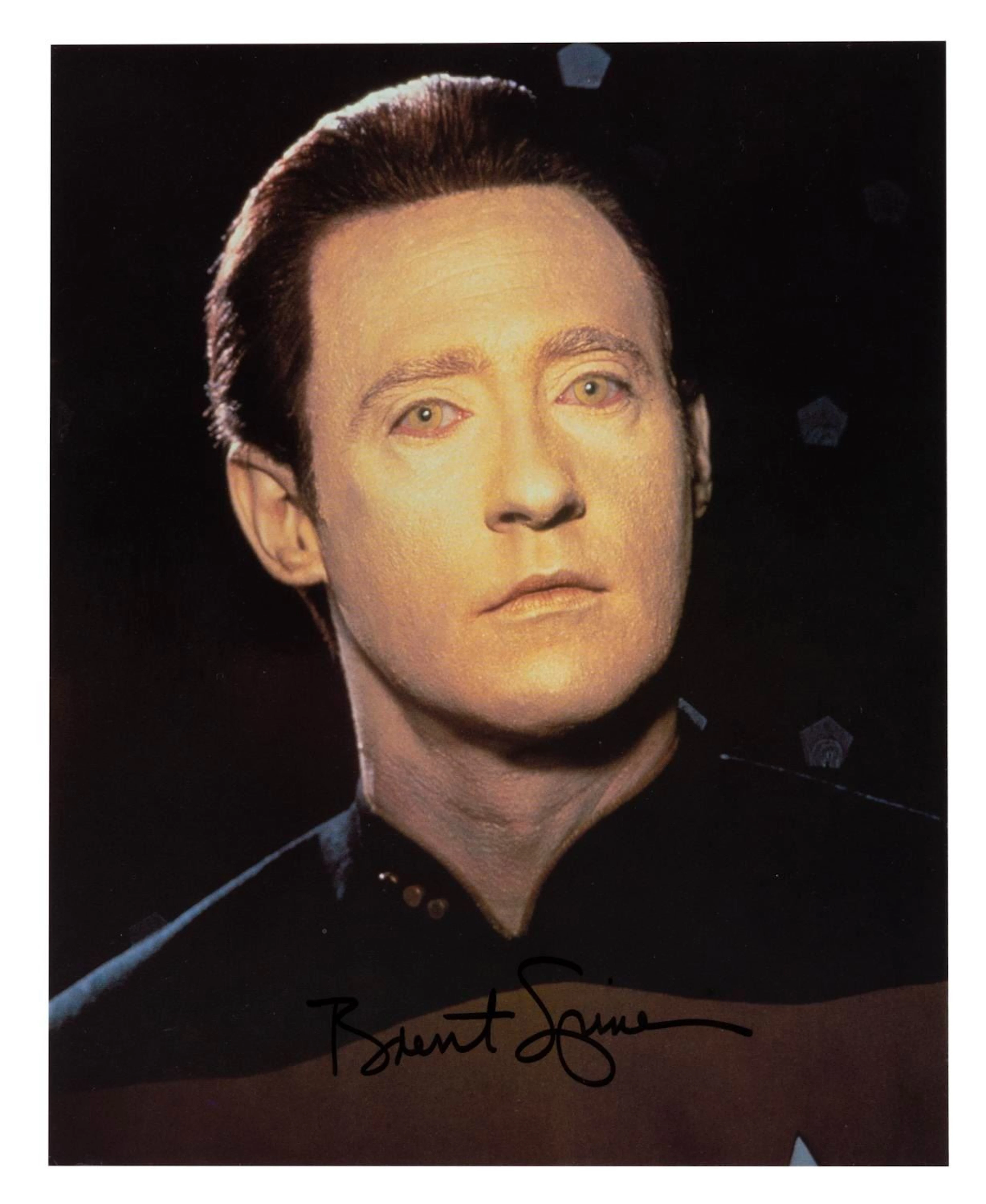 A Brent Spiner Signed "Star Trek: The Next Generation" Photo.