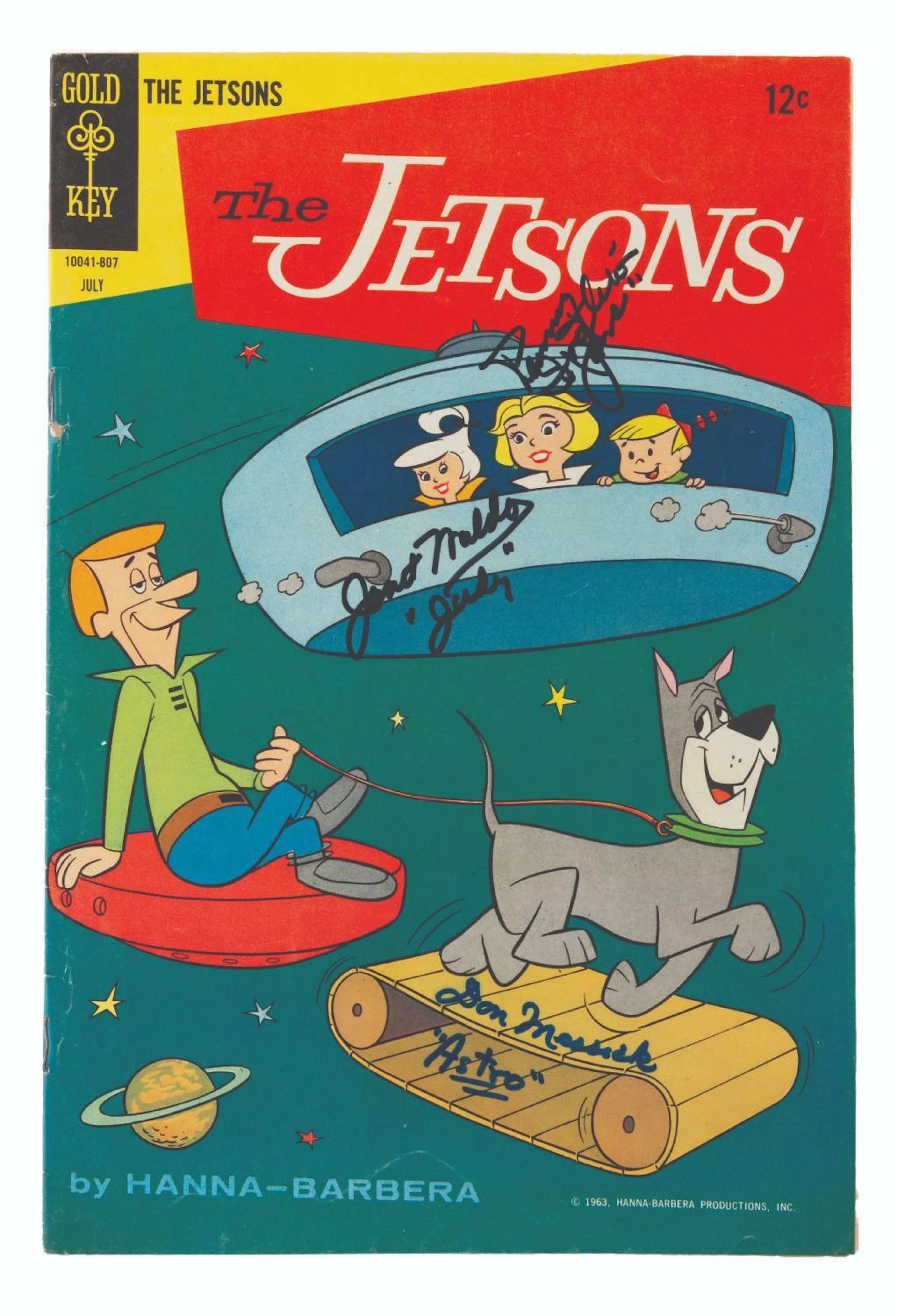 A Multi-Signed The Jetsons Comic Book.