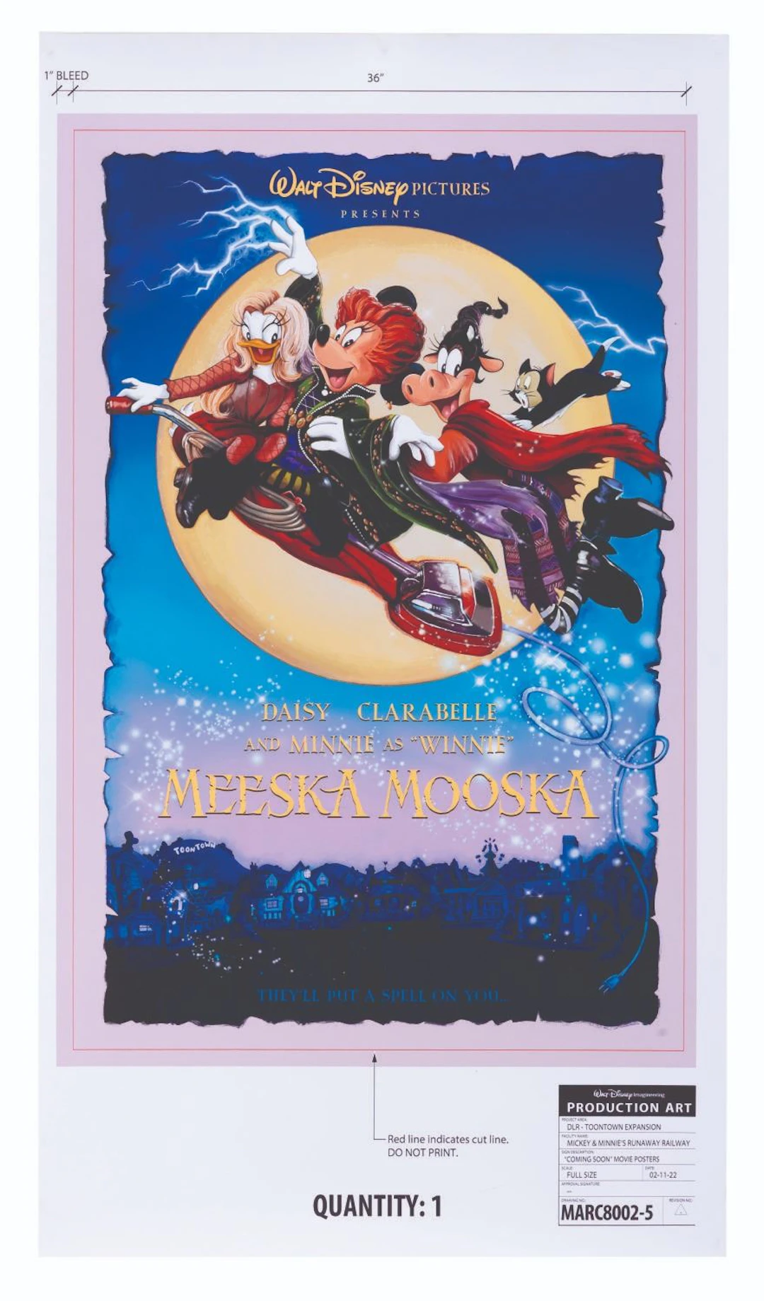 A "Meeska Mooska" Production Art Poster.