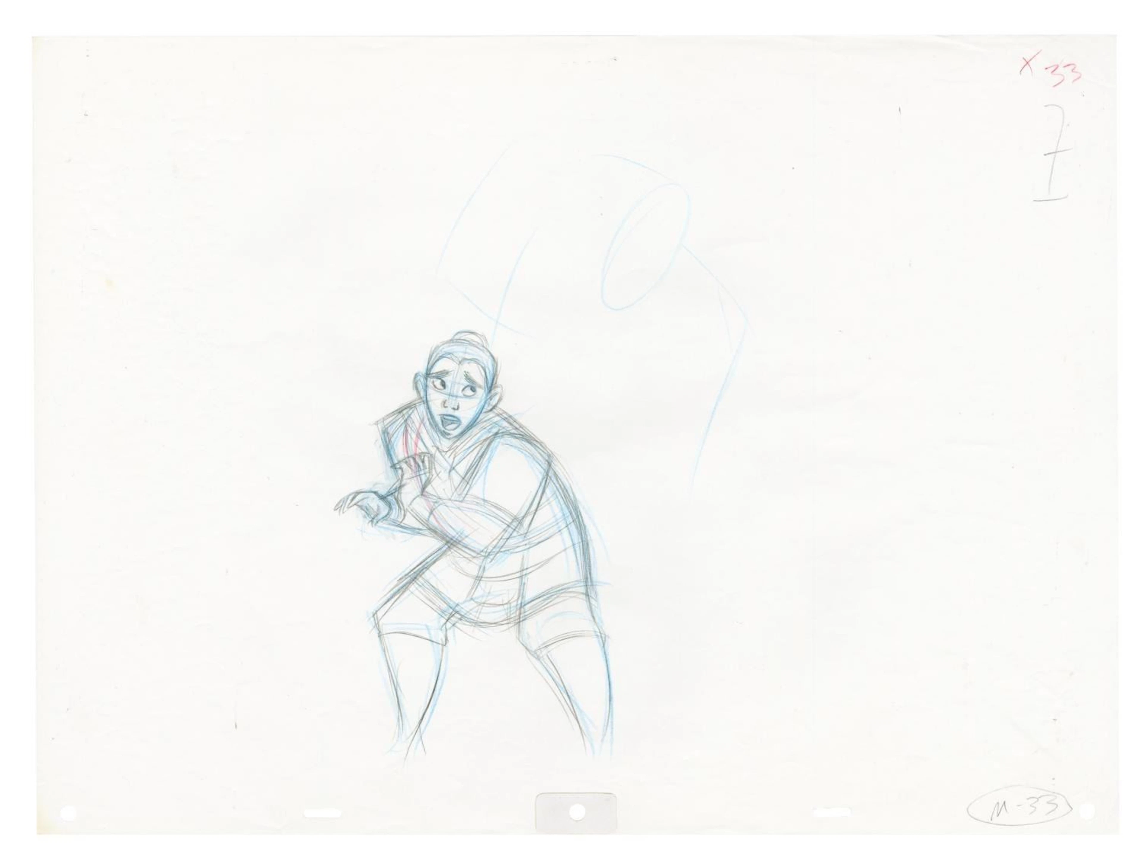 A “Mulan” Ping Production Drawing.