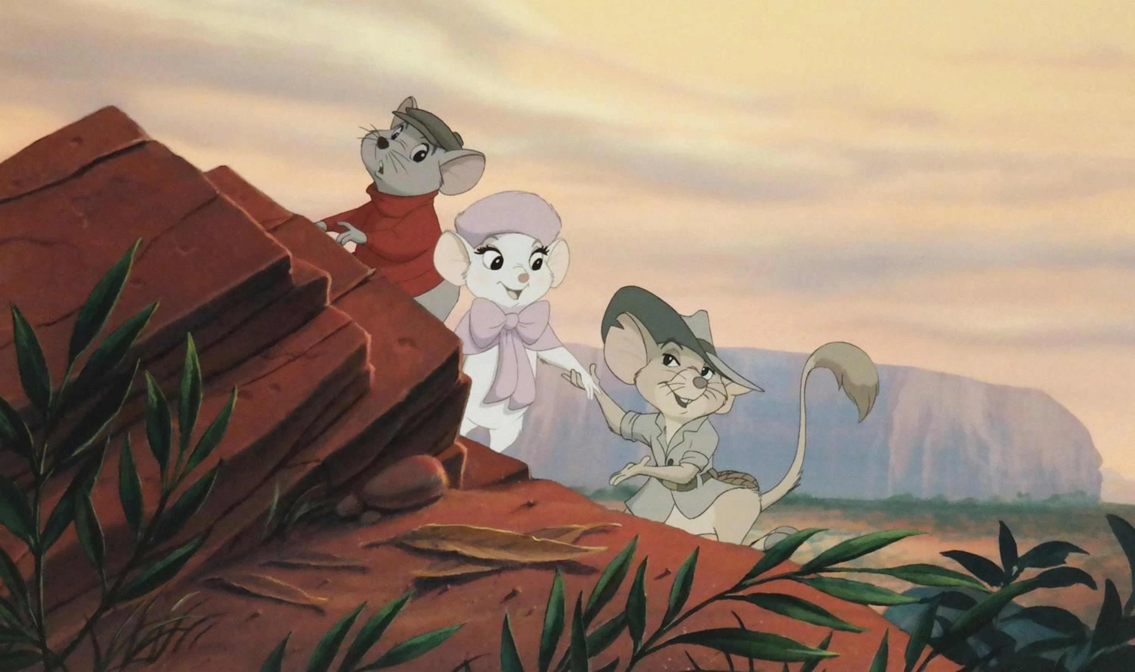 A "Rescuers Down Under" CAPS Test Print.