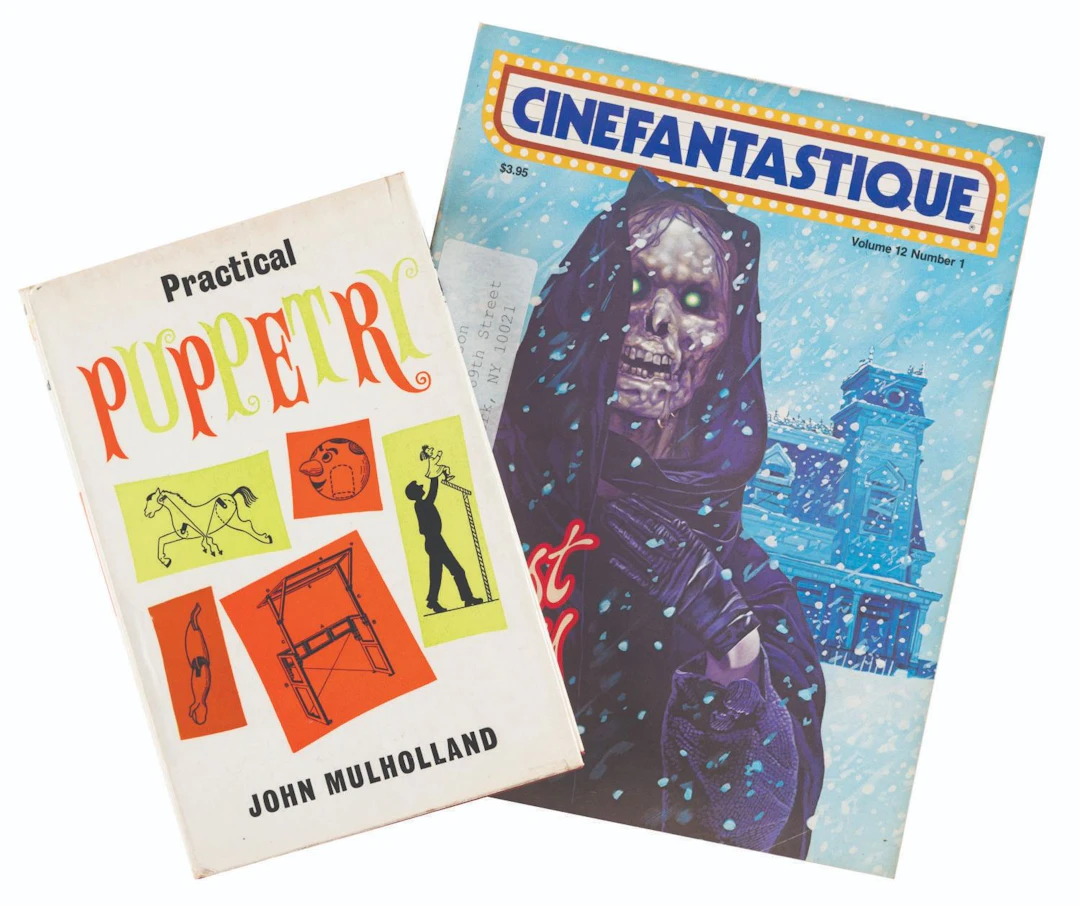 Jim Henson's Cinefantastique Magazine and Puppetry Book.