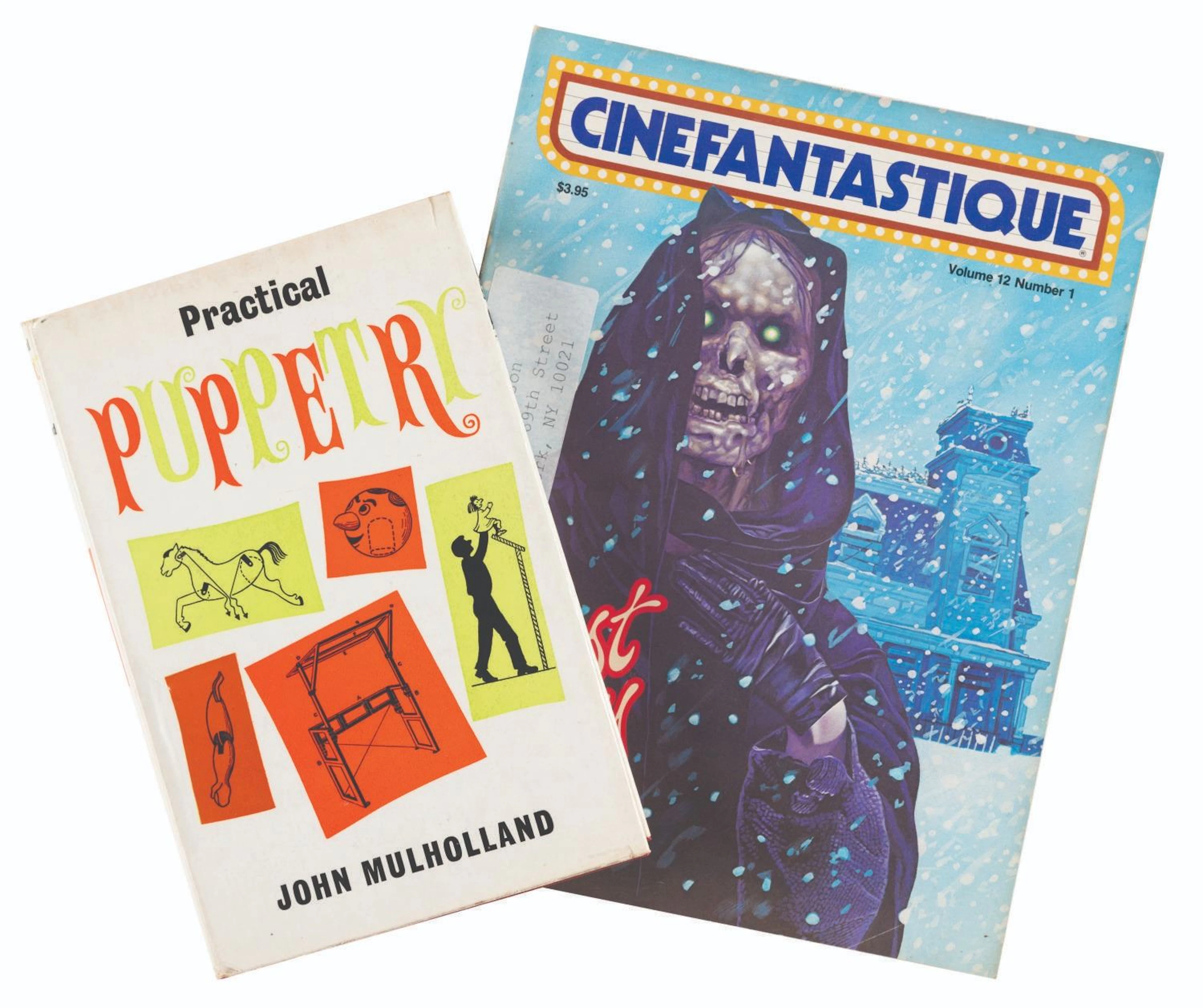 Jim Henson's Cinefantastique Magazine and Puppetry Book.
