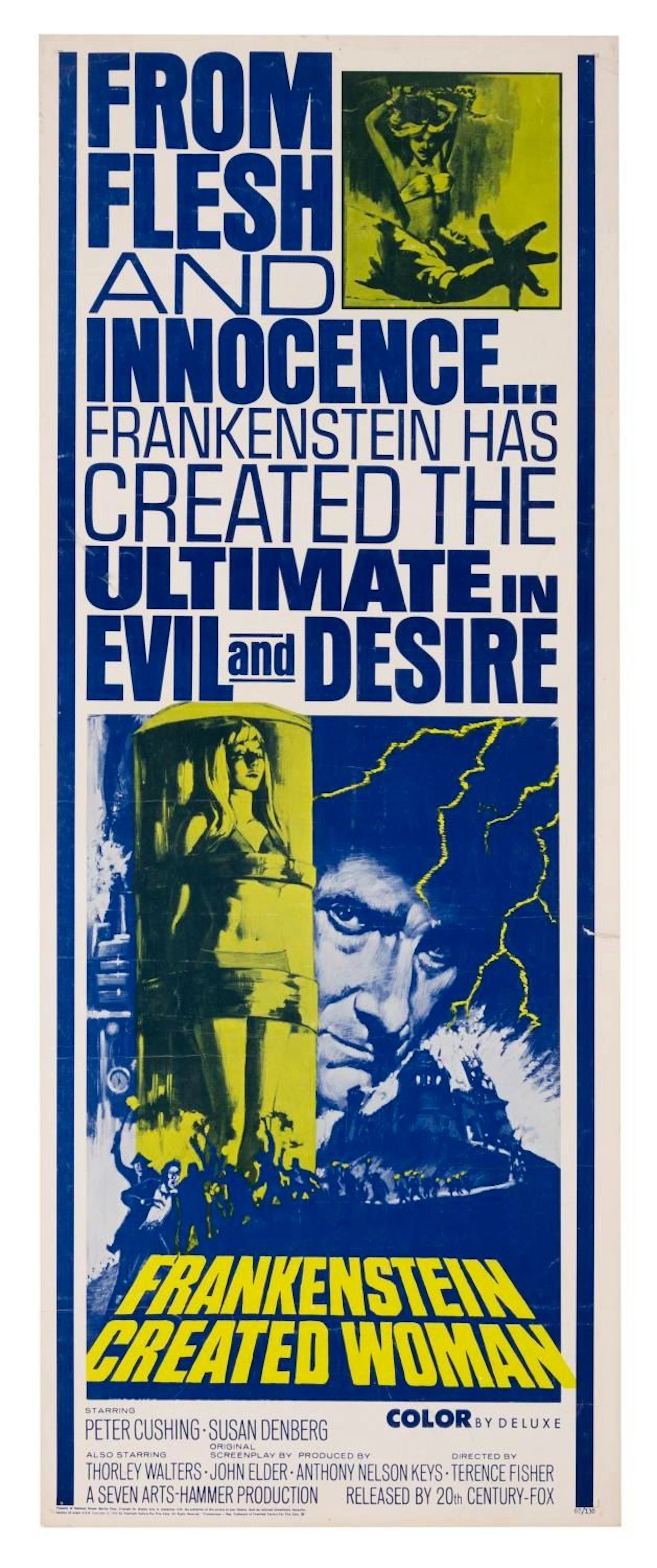A "Frankenstein Created Women” Insert Poster.