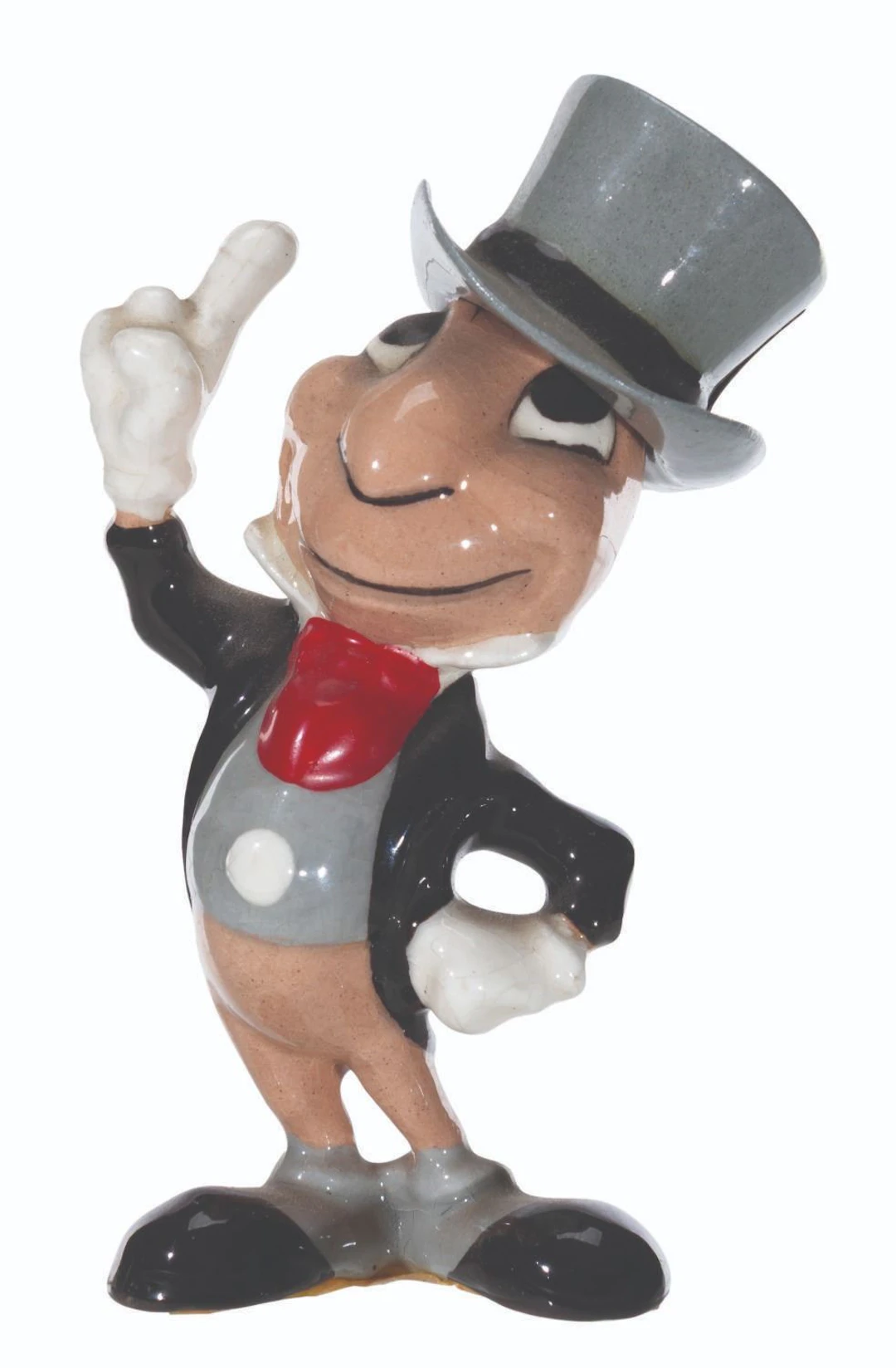 A Rare Large Jiminy Cricket Figurine by Hagen Renaker.
