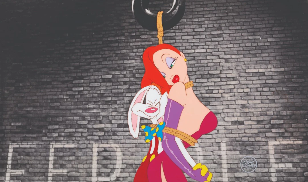 An Original Production Cel from “Who Framed Roger Rabbit.”