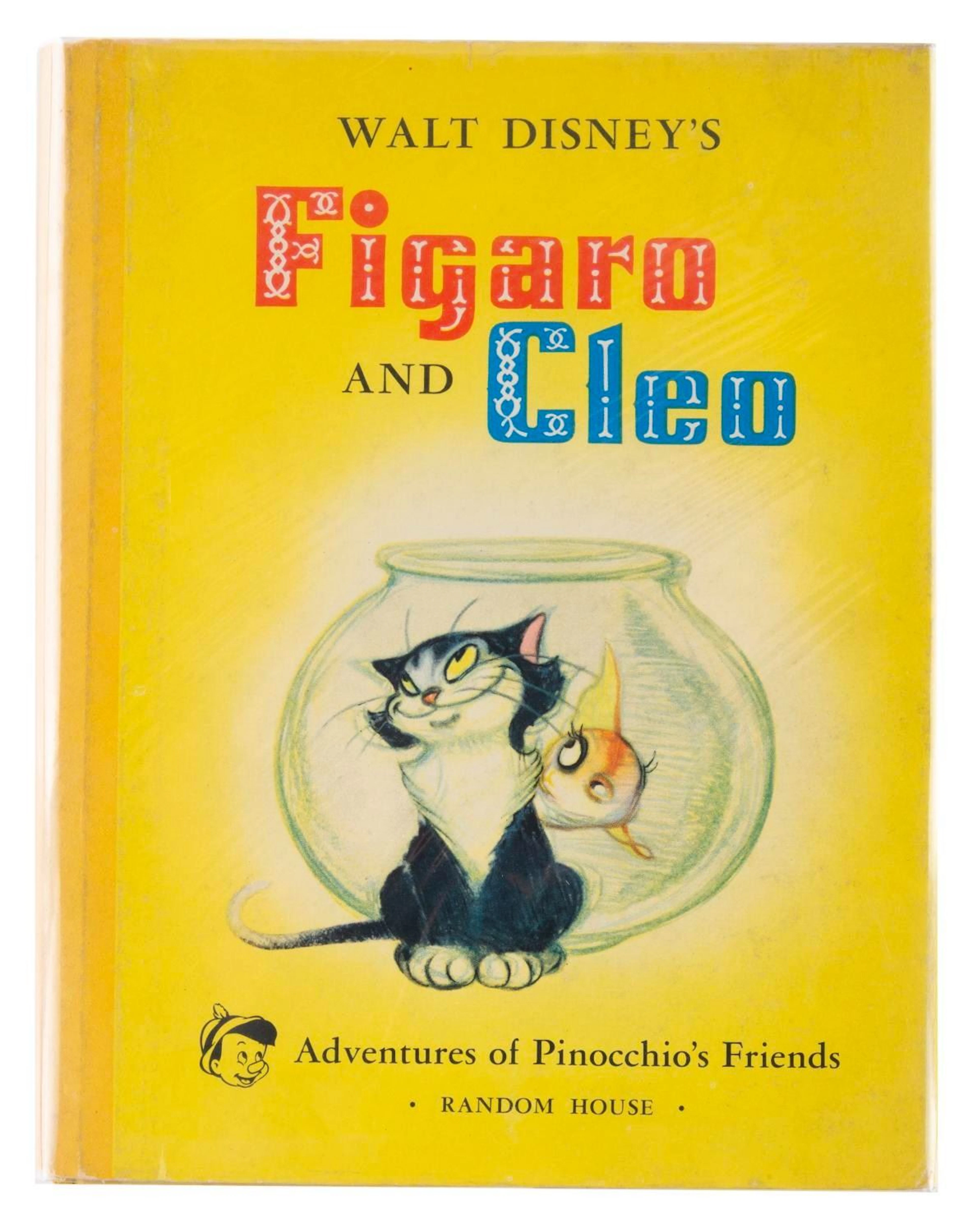 A"Pinocchio" Figaro and Cleo Book.