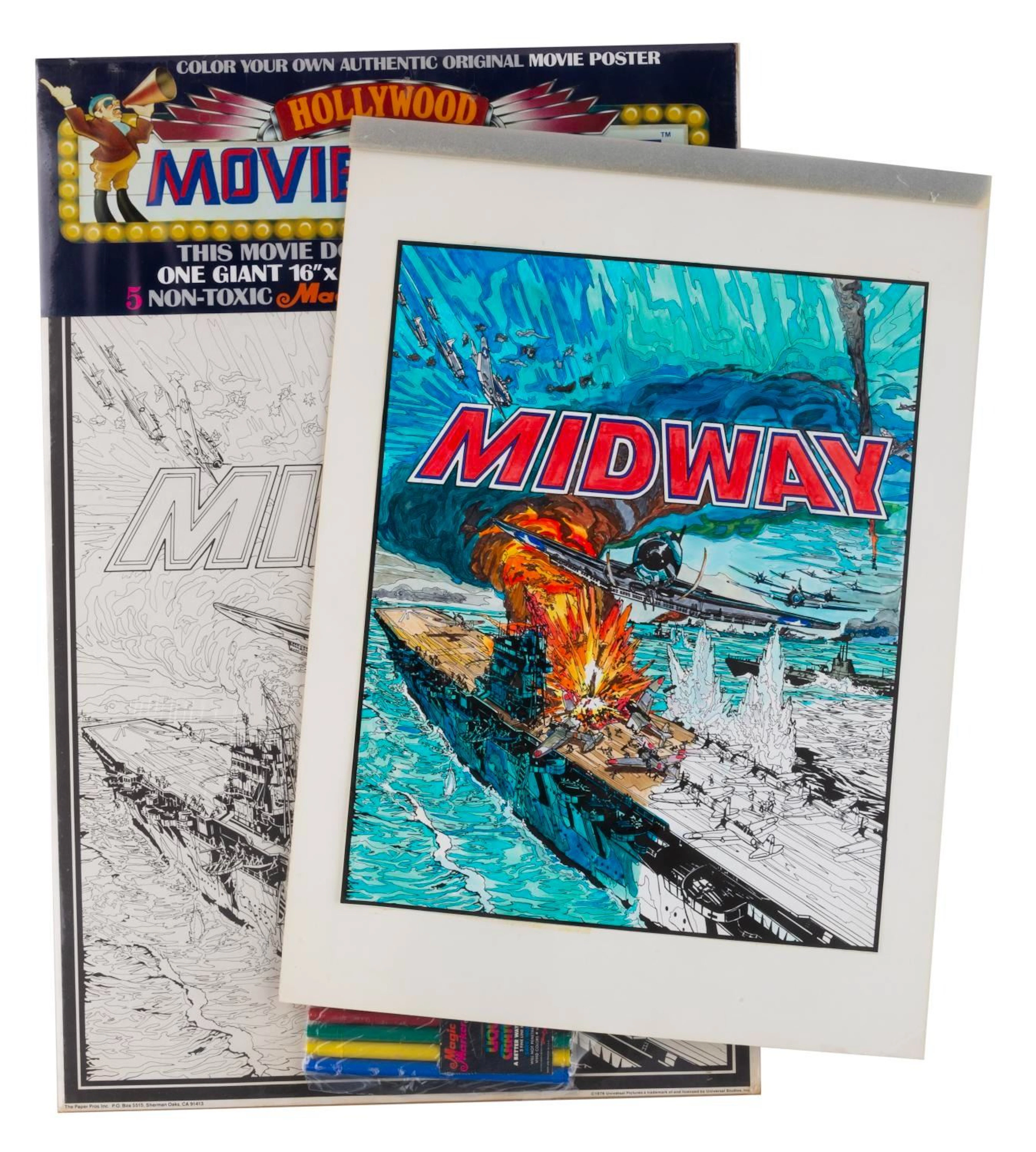 A "Midway" Coloring Poster and Concept.